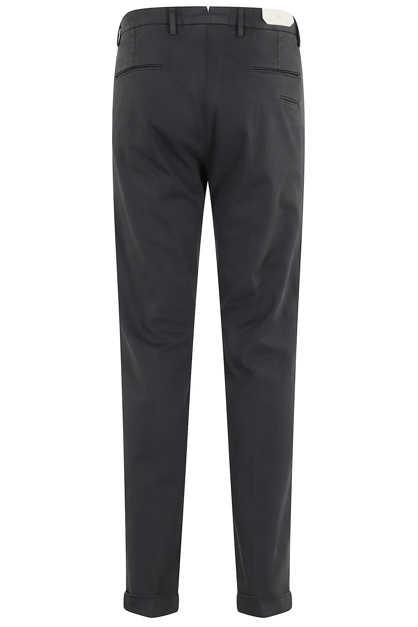 Briglia 1949 Pantalone Ventre Piatto Raso Cotone In Gray