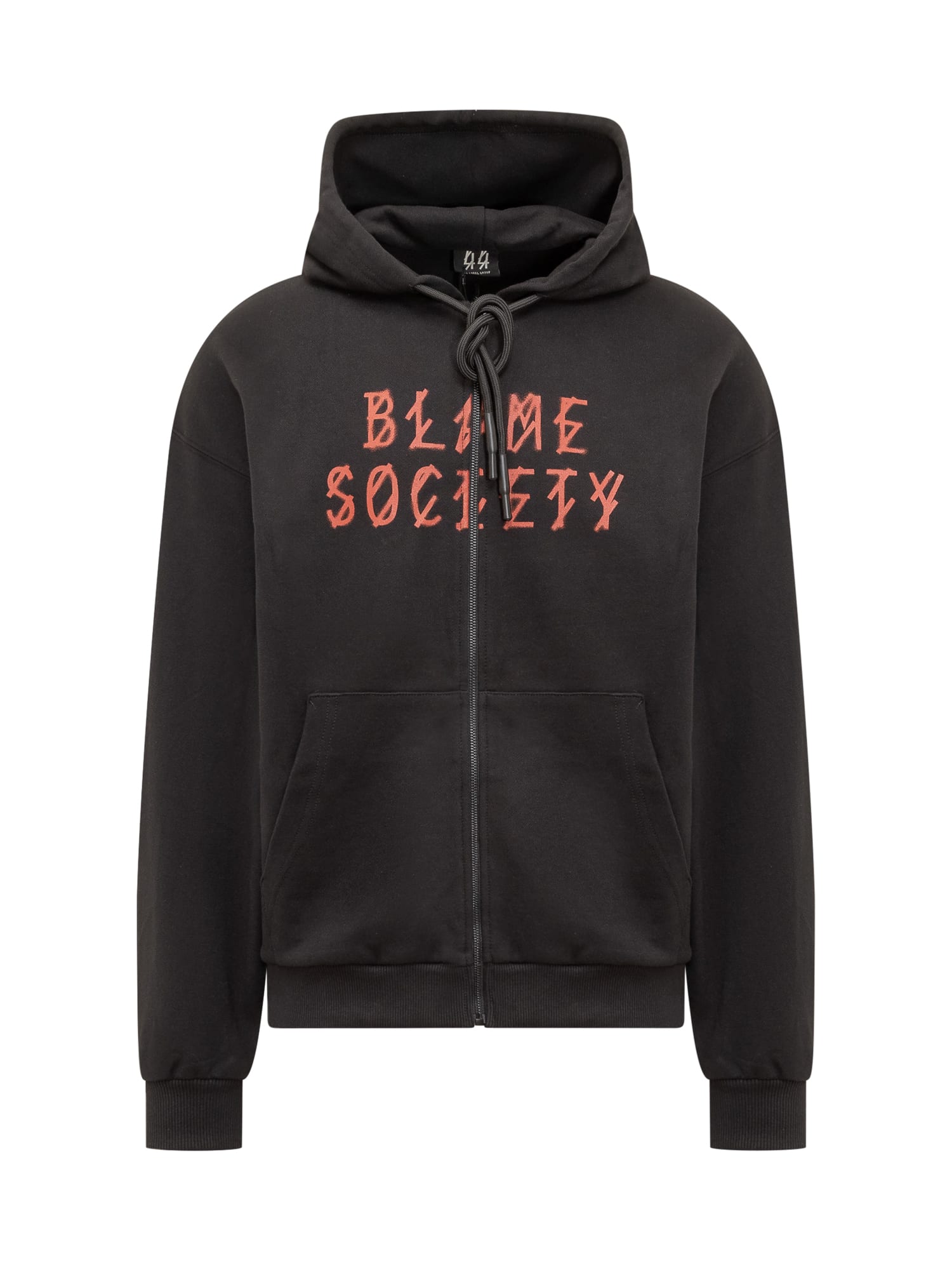 Shop 44 Label Group Hoodie Zip In Black