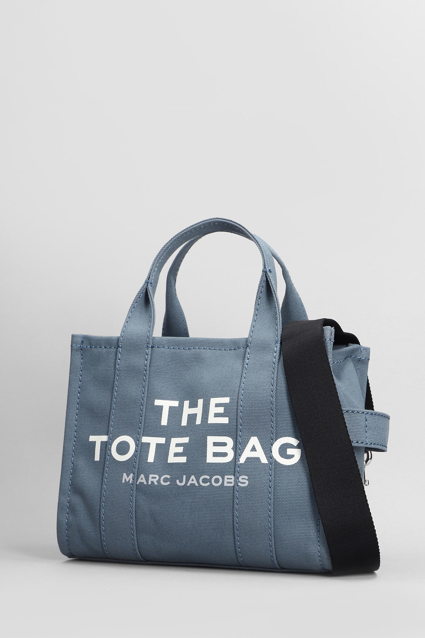 Shop Marc Jacobs The Small Tote Tote In Blue Cotton