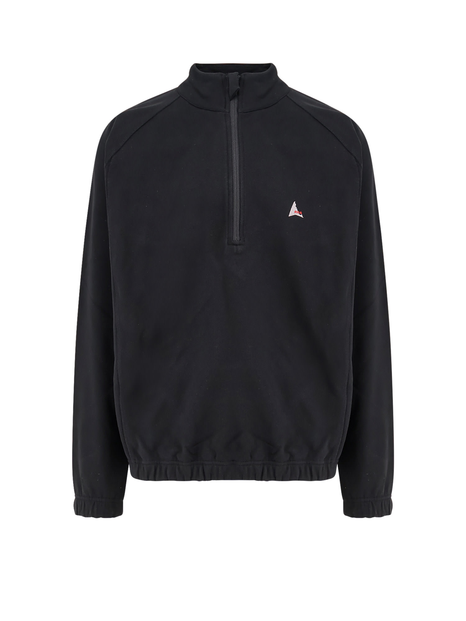 Stretch Cotton Sweatshirt With Logo