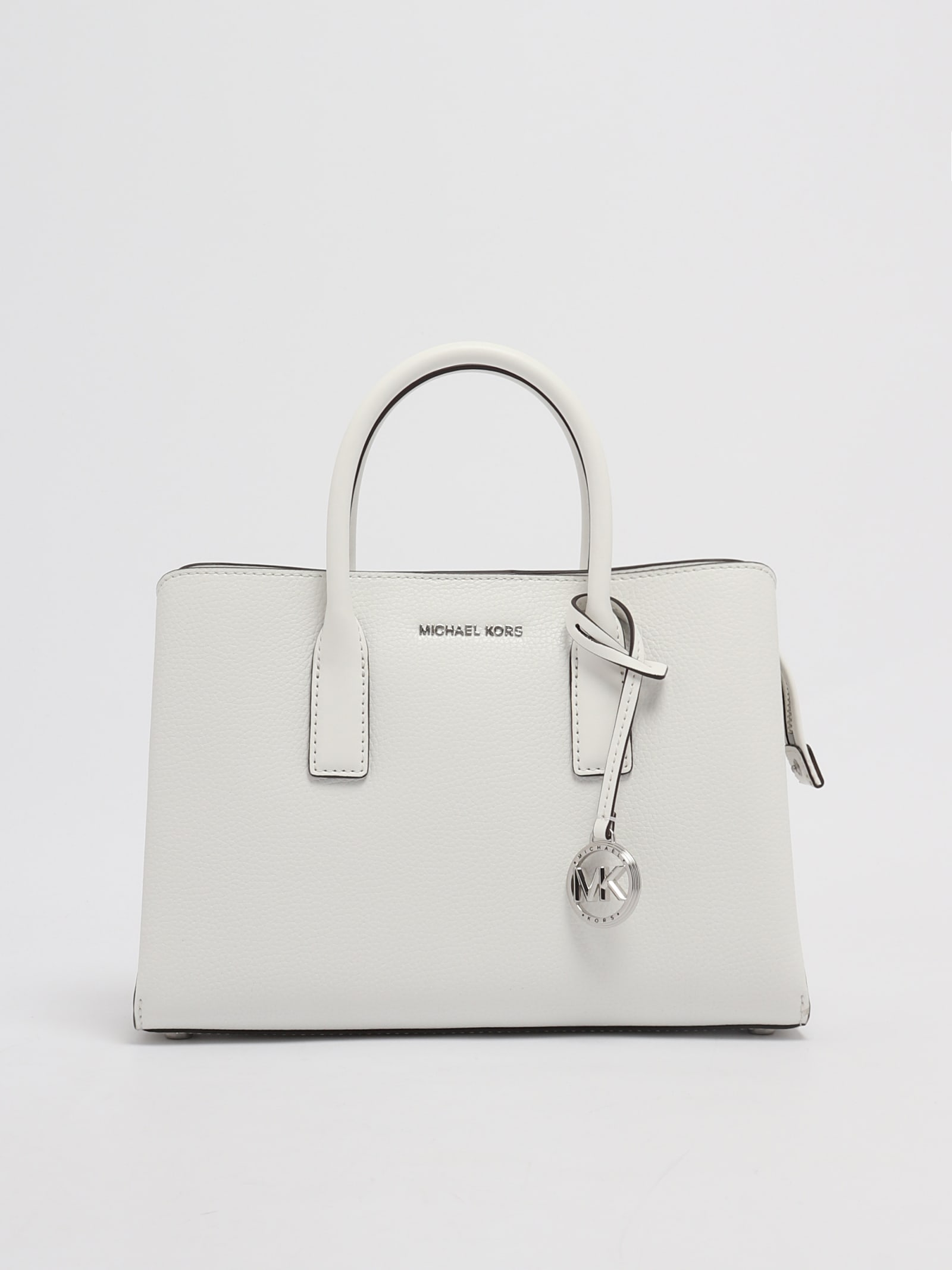 Shop Michael Kors Ruthie Tote In Bianco