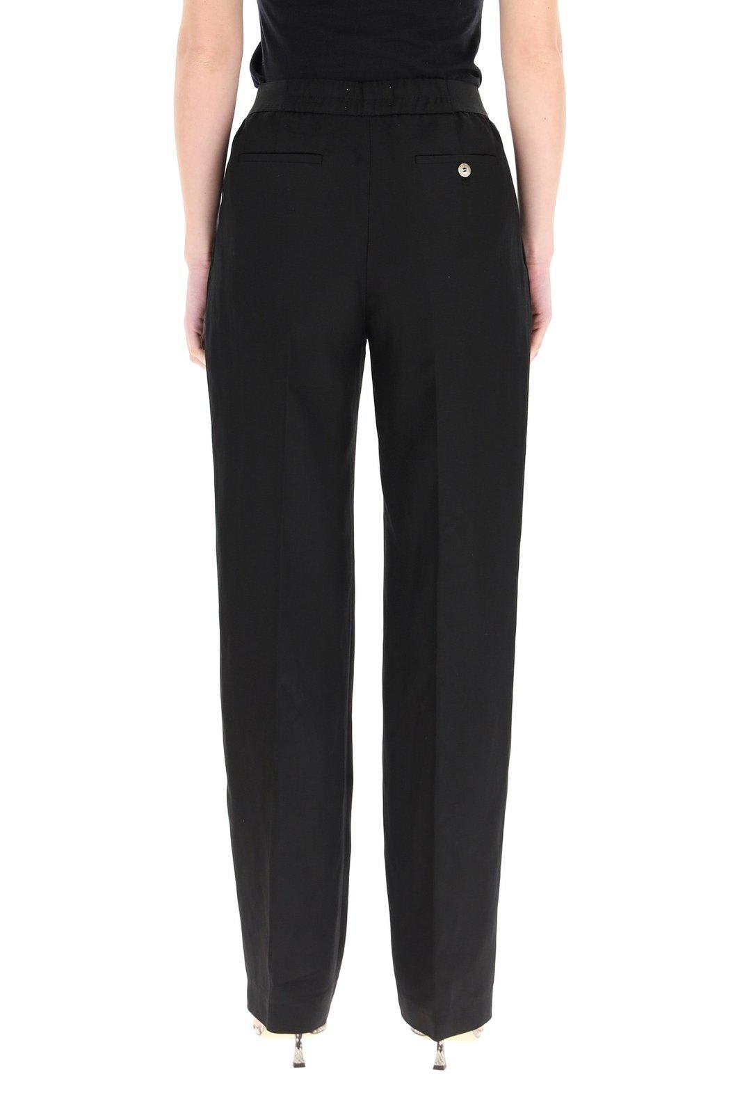 Shop Loulou Studio Takaroa Straight-leg Pants In Black