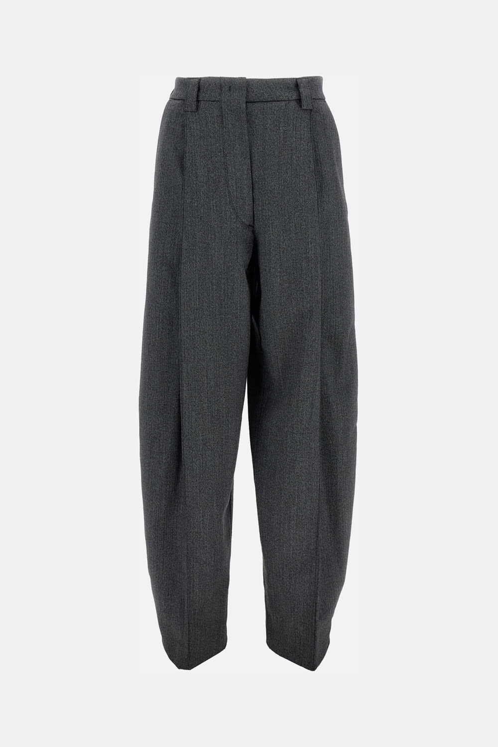 The Latest Tailored Wide Trousers With Pleats In Gray