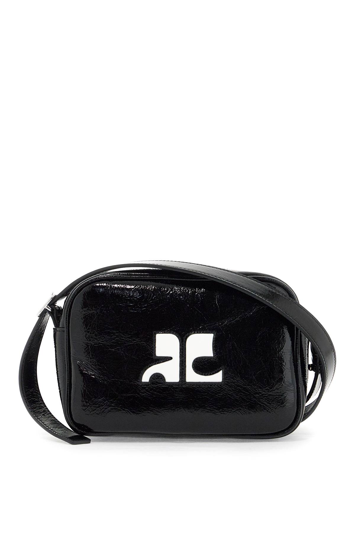 Shop Courrèges Reedition Camera Bag For In Nero