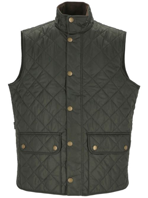 Shop Barbour New Lowerdale Gilet In Salvia