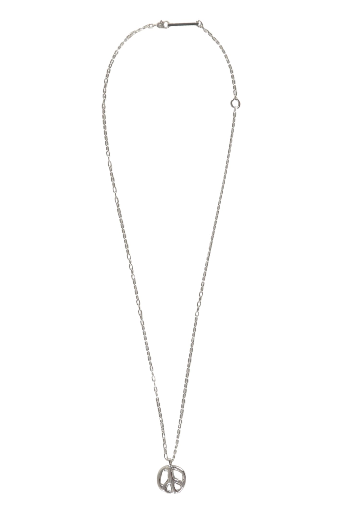 Shop Ambush Chain Necklace With Decorative Pendant In Silver