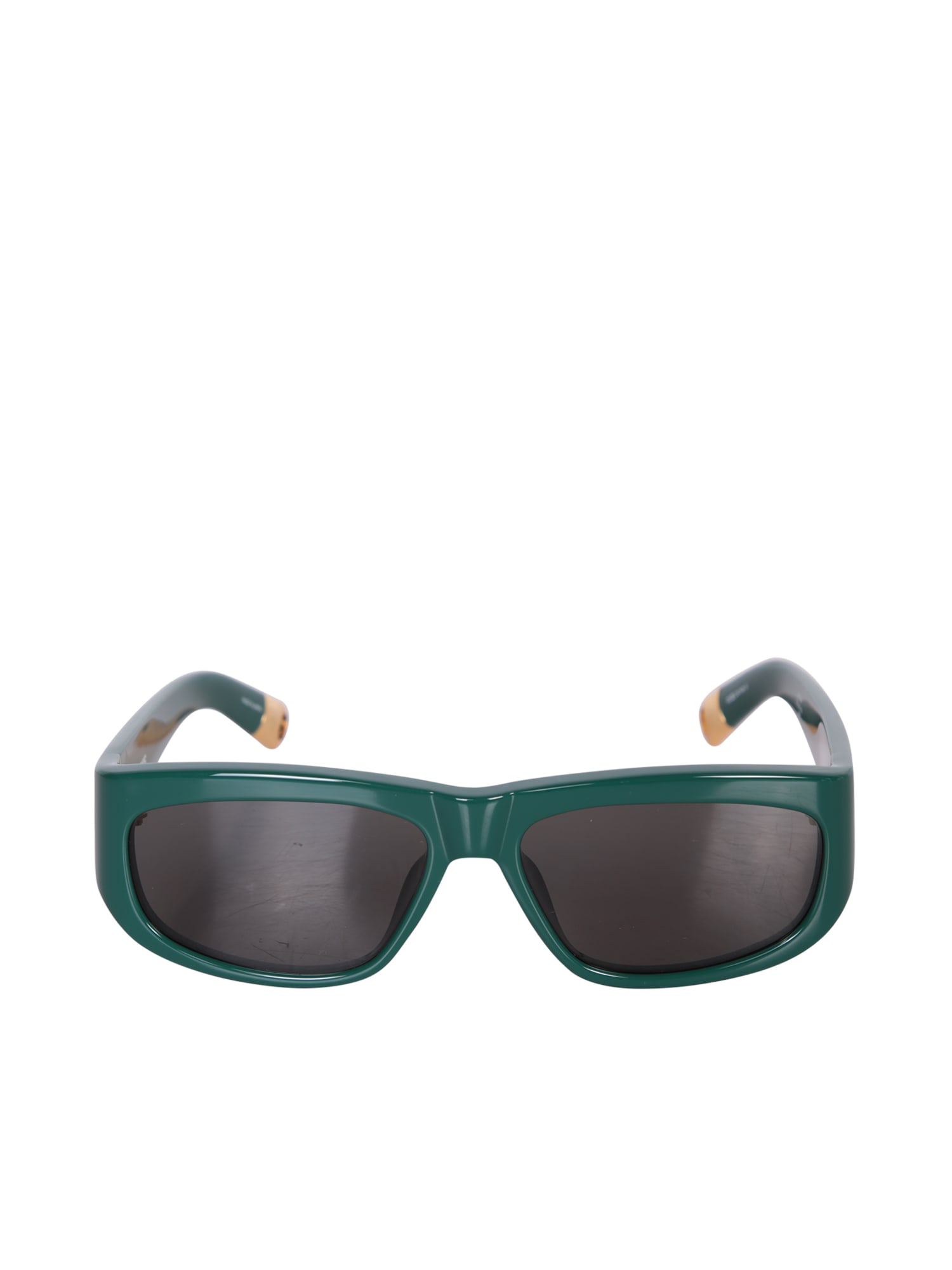 JACQUEMUS PILOTA GREEN SUNGLASSES