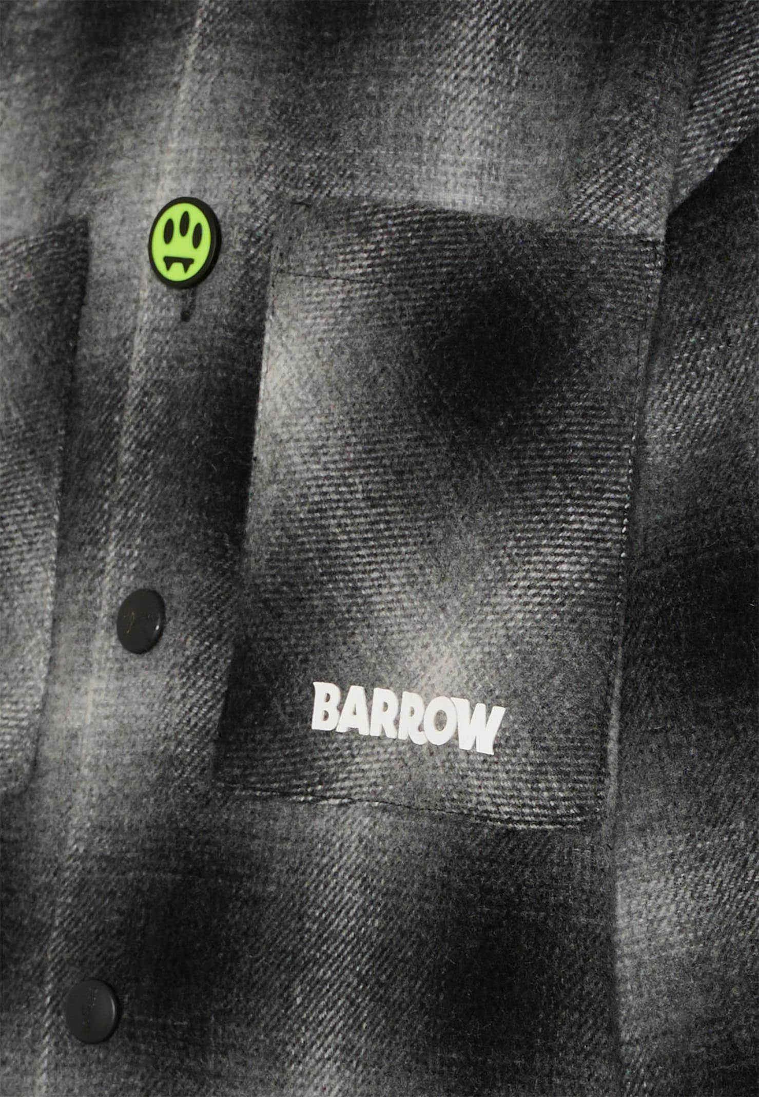Barrow Gray Shirt For Boy With Logo In Gray