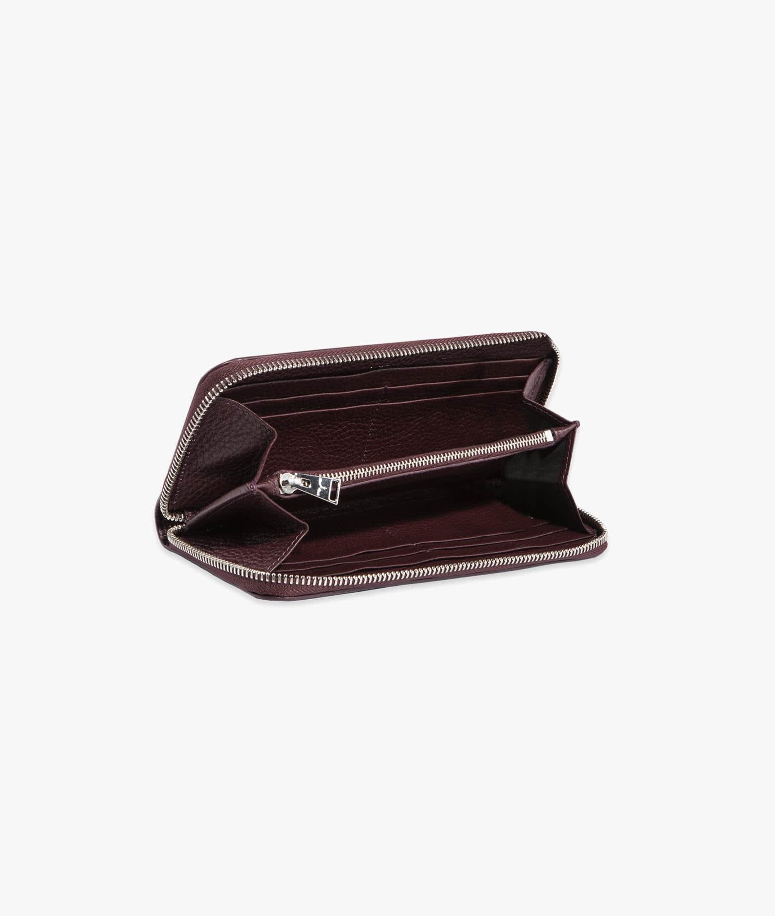 Larusmiani Wallet Lira Wallet In Darkred