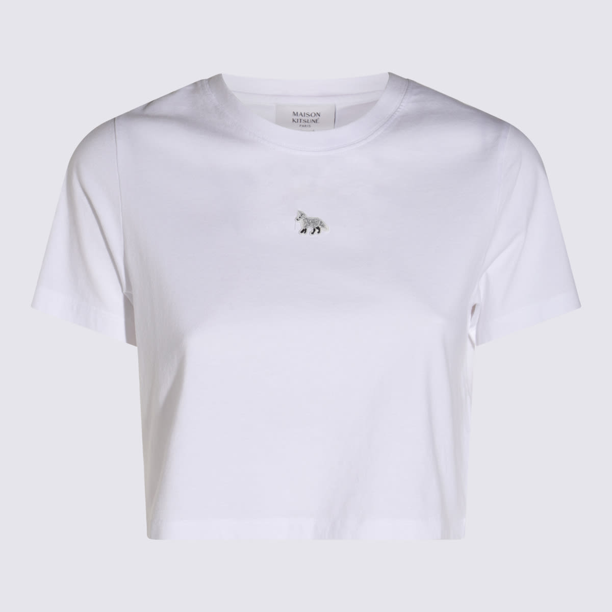 MAISON KITSUNÉ WHITE COTTON T-SHIRT