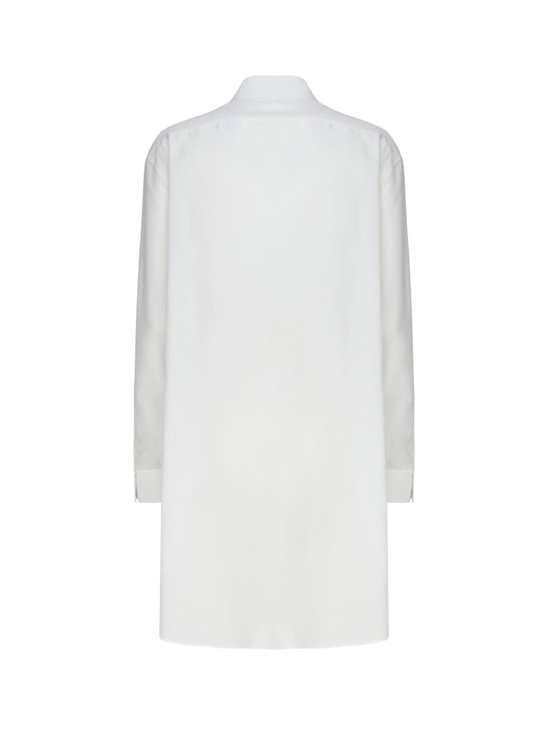 Shop Loewe Shirt Dress In Cotton In White