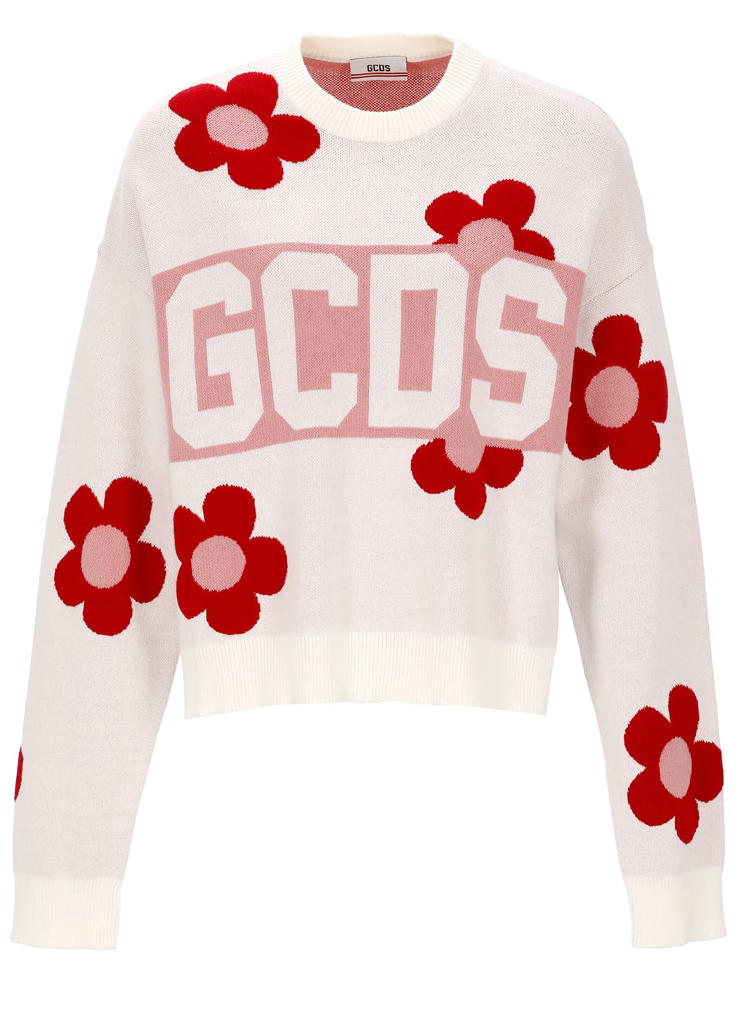 GCDS Daisy Sweater With Logo