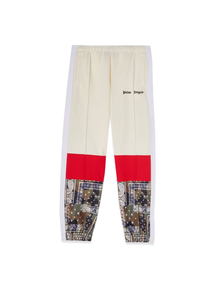 Shop Palm Angels Camou Track Pant In White