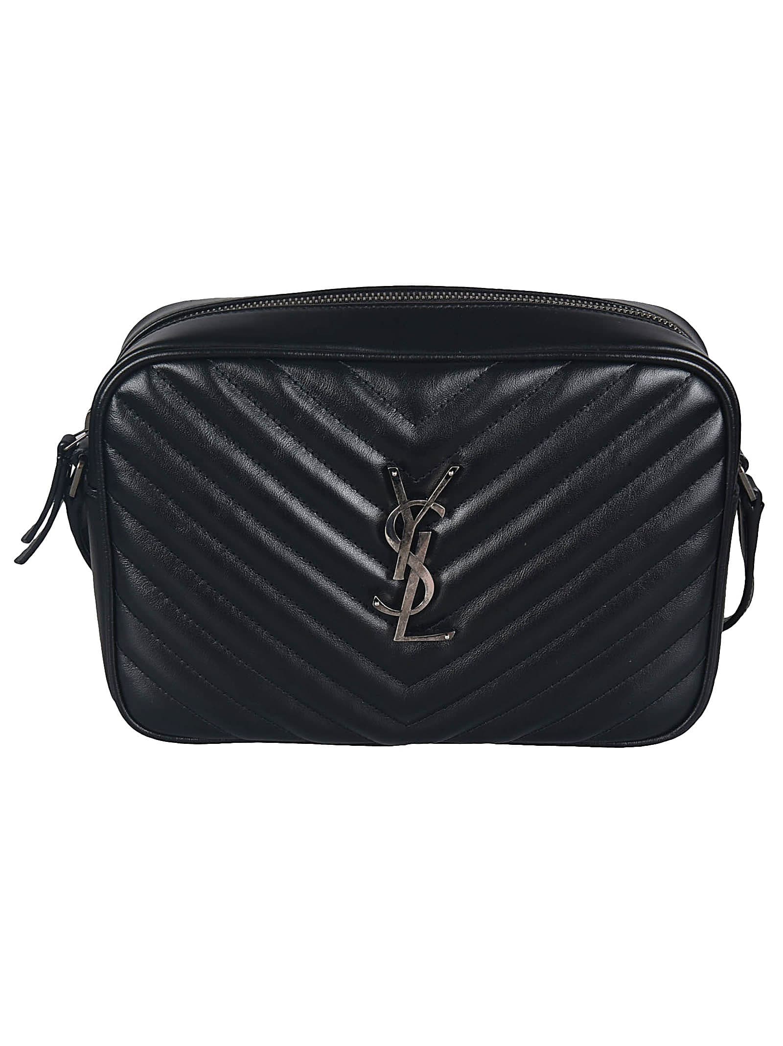 Saint Laurent Women's Medium Lou Matelassé Leather Camera Bag
