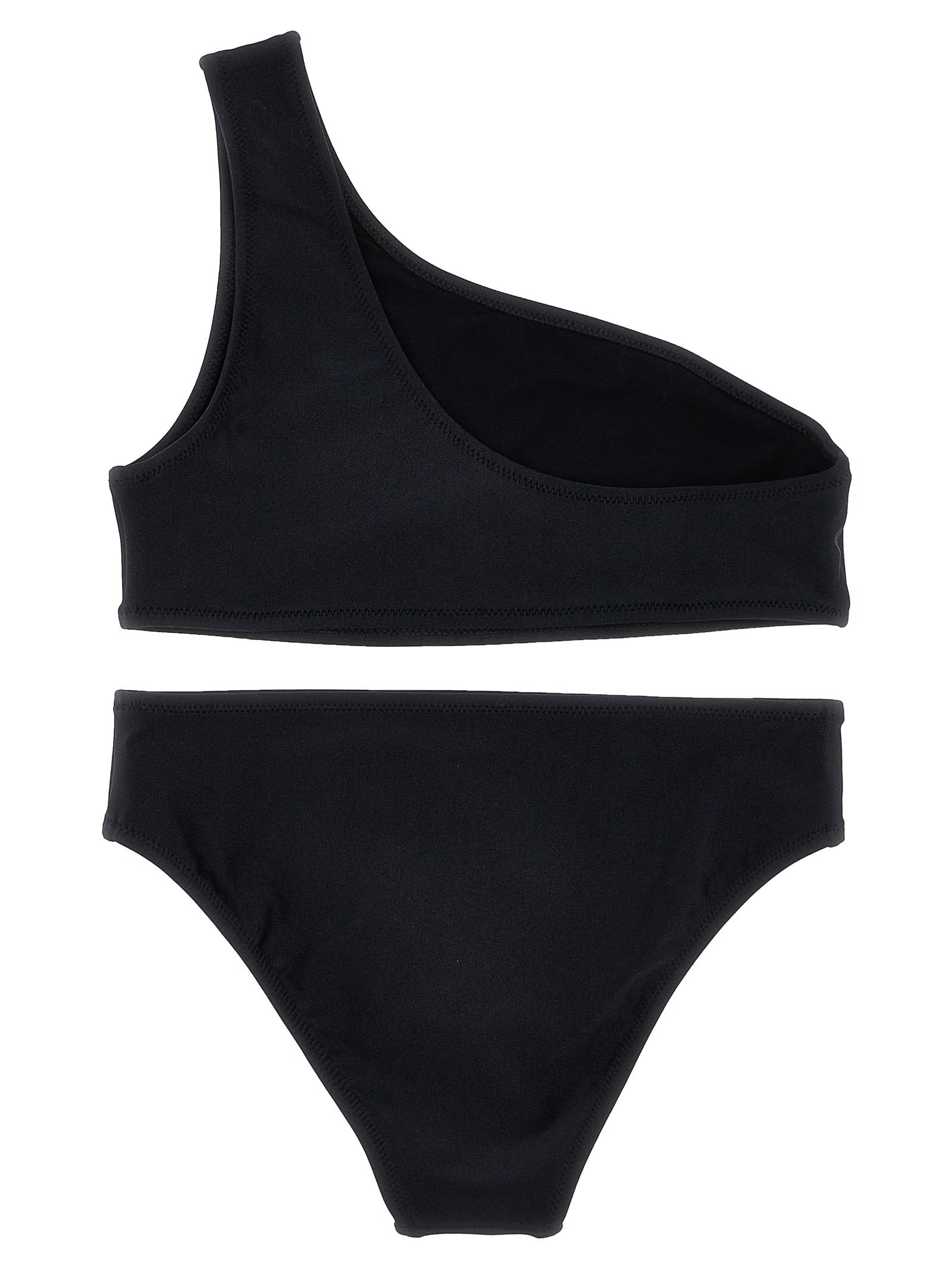 Balmain Logo-print Bikini In Black