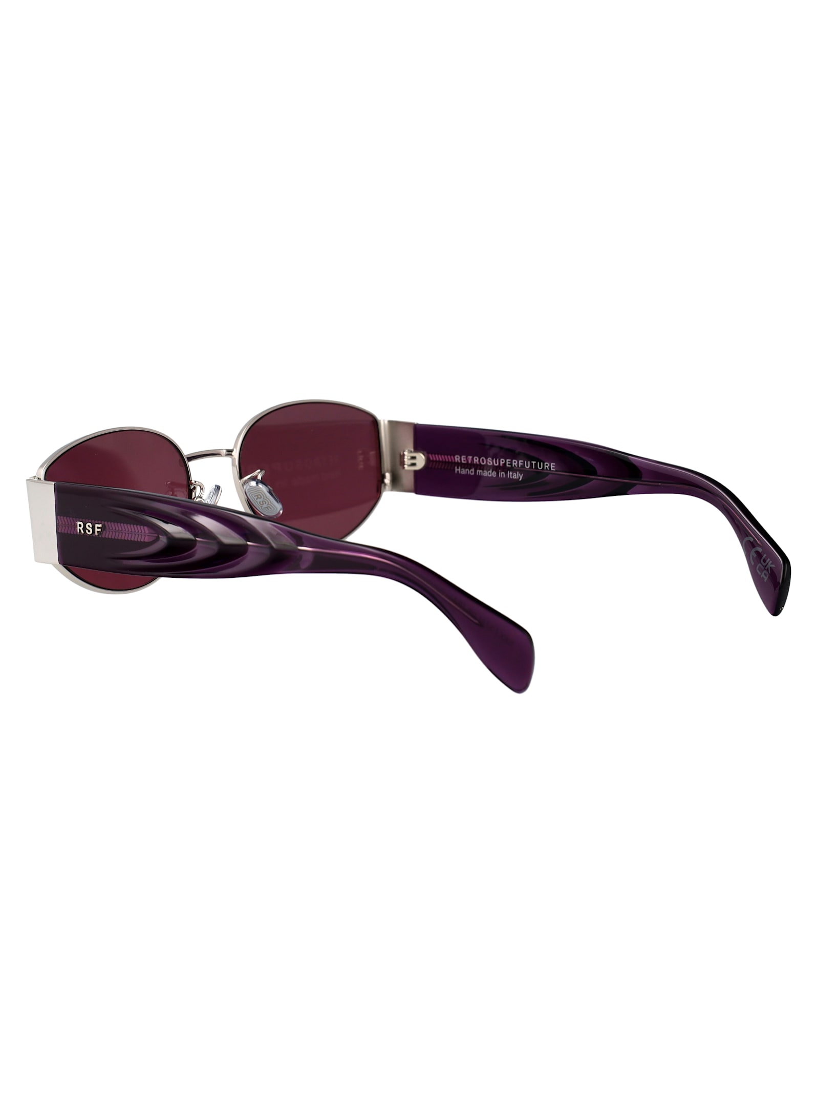 Retrosuperfuture Violet Combined Sunglasses In Purple