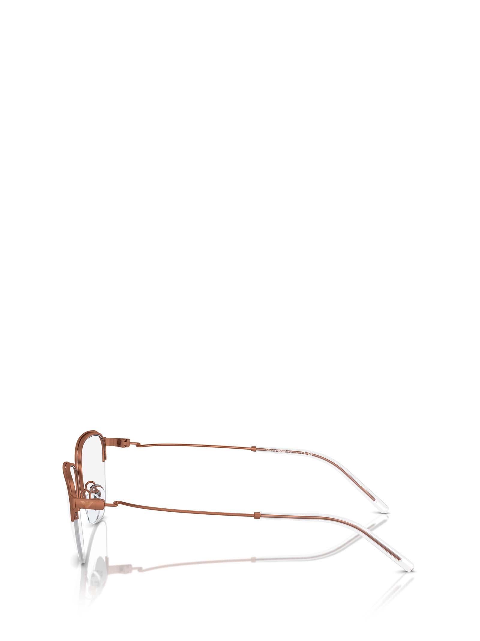 Shop Emporio Armani Ea1161 Shiny Brown Glasses