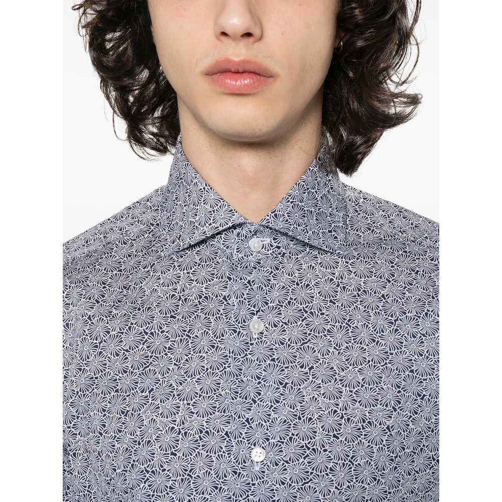 Barba Napoli Barba Shirts In Blue
