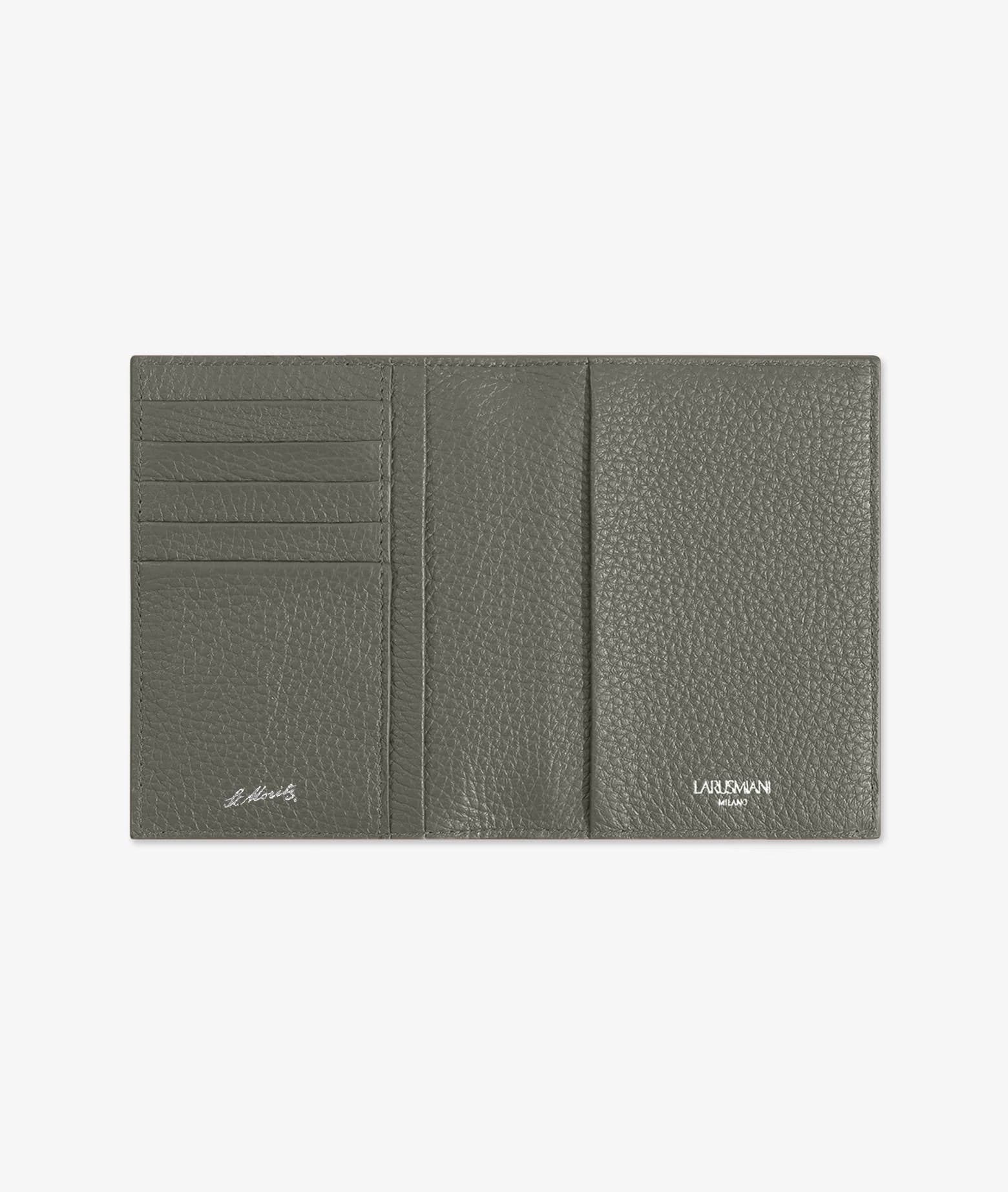 Larusmiani Vertical Card Holder St.moritz Wallet In Brown