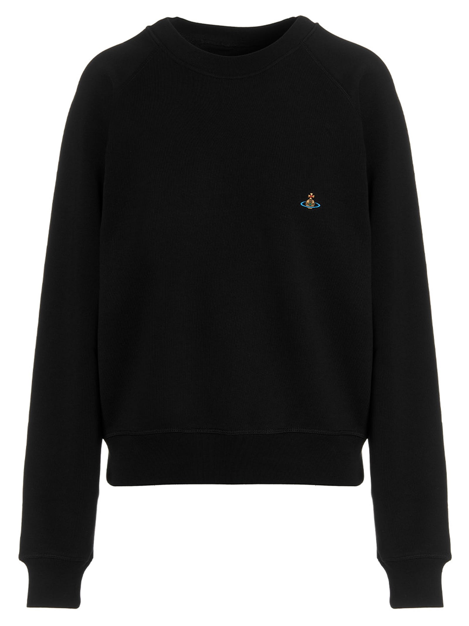 VIVIENNE WESTWOOD LOGO EMBROIDERY SWEATSHIRT