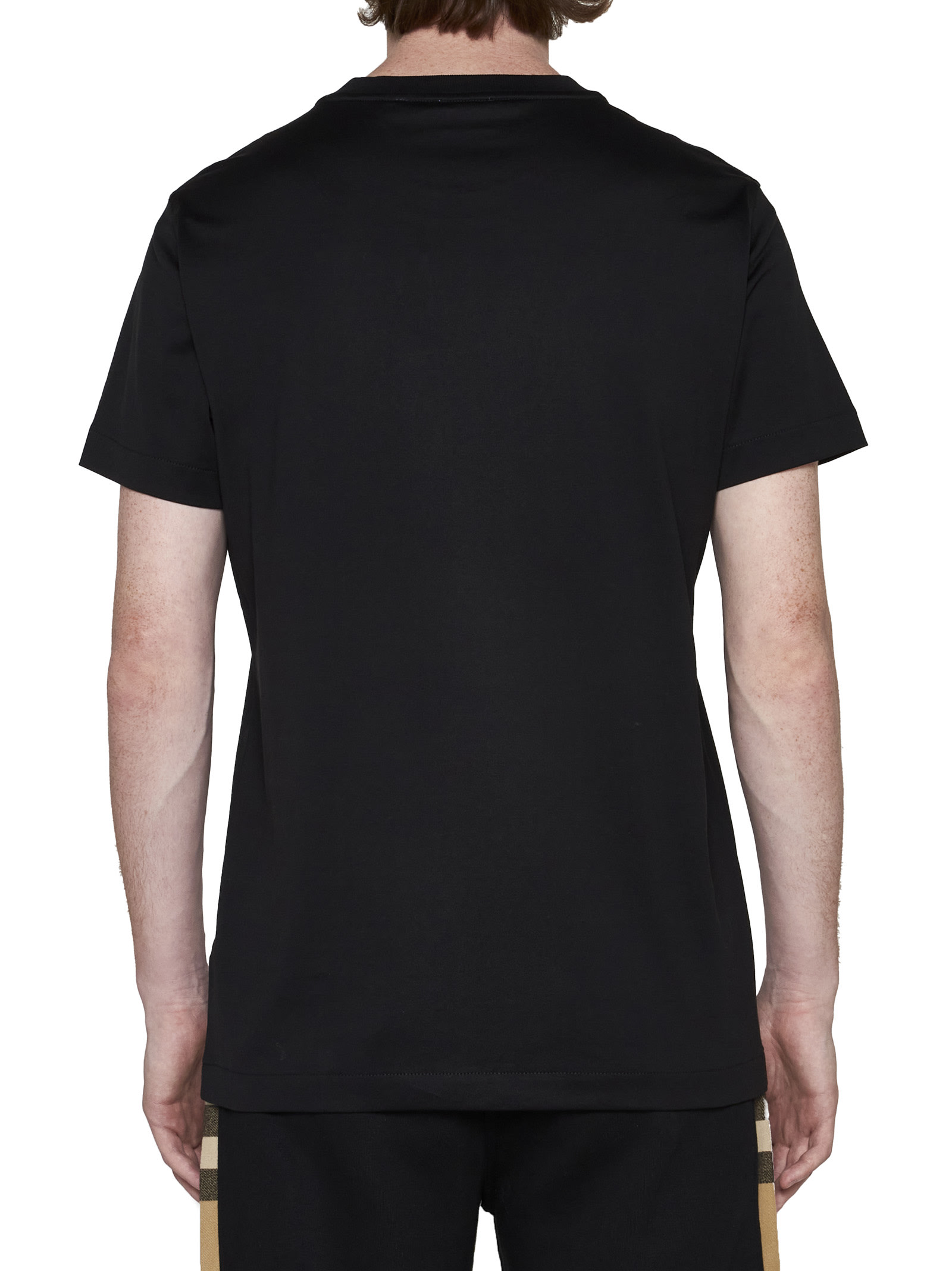 Shop Burberry T-shirt In Black