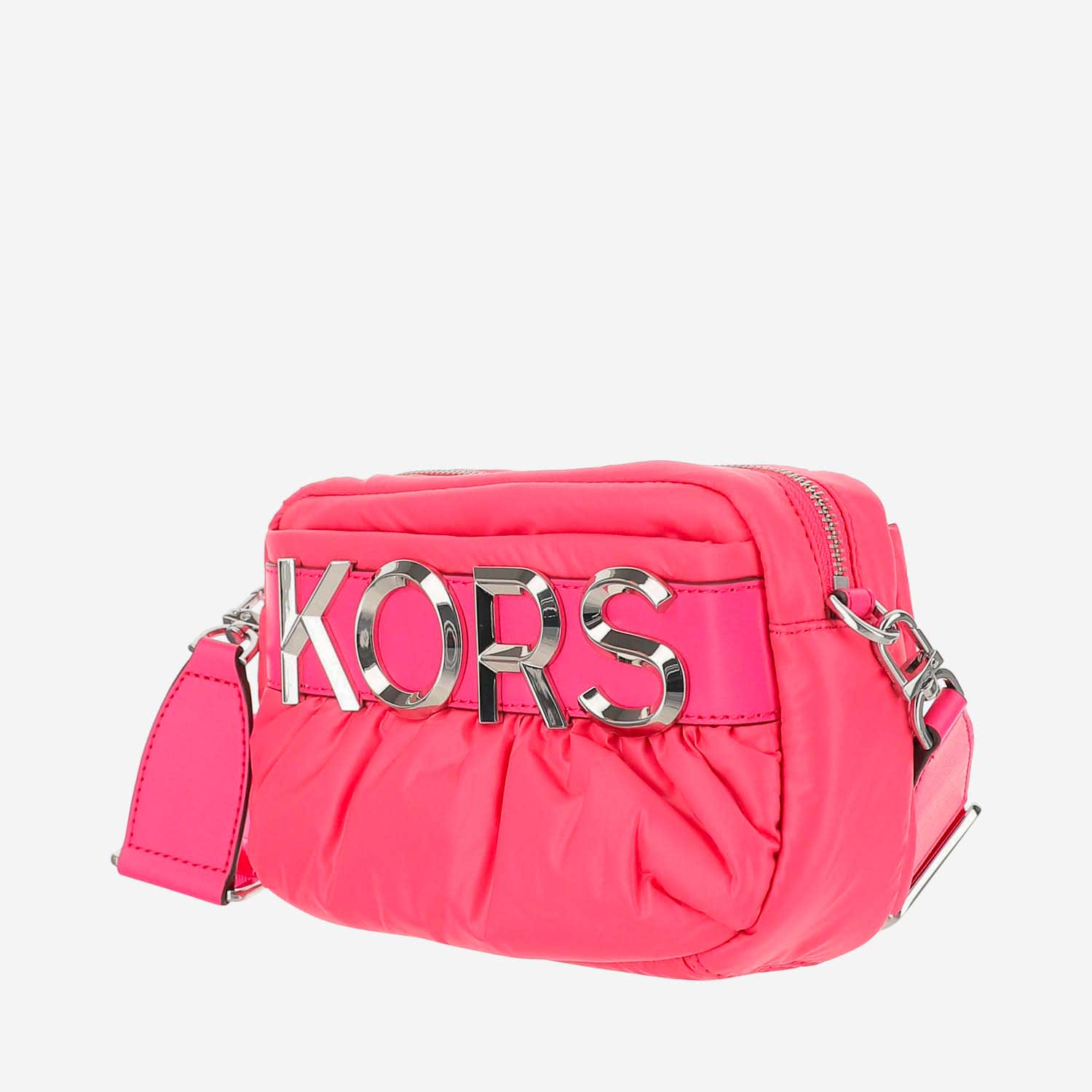 Michael Michael Kors Logo Crossbody Bag In Fuchsia