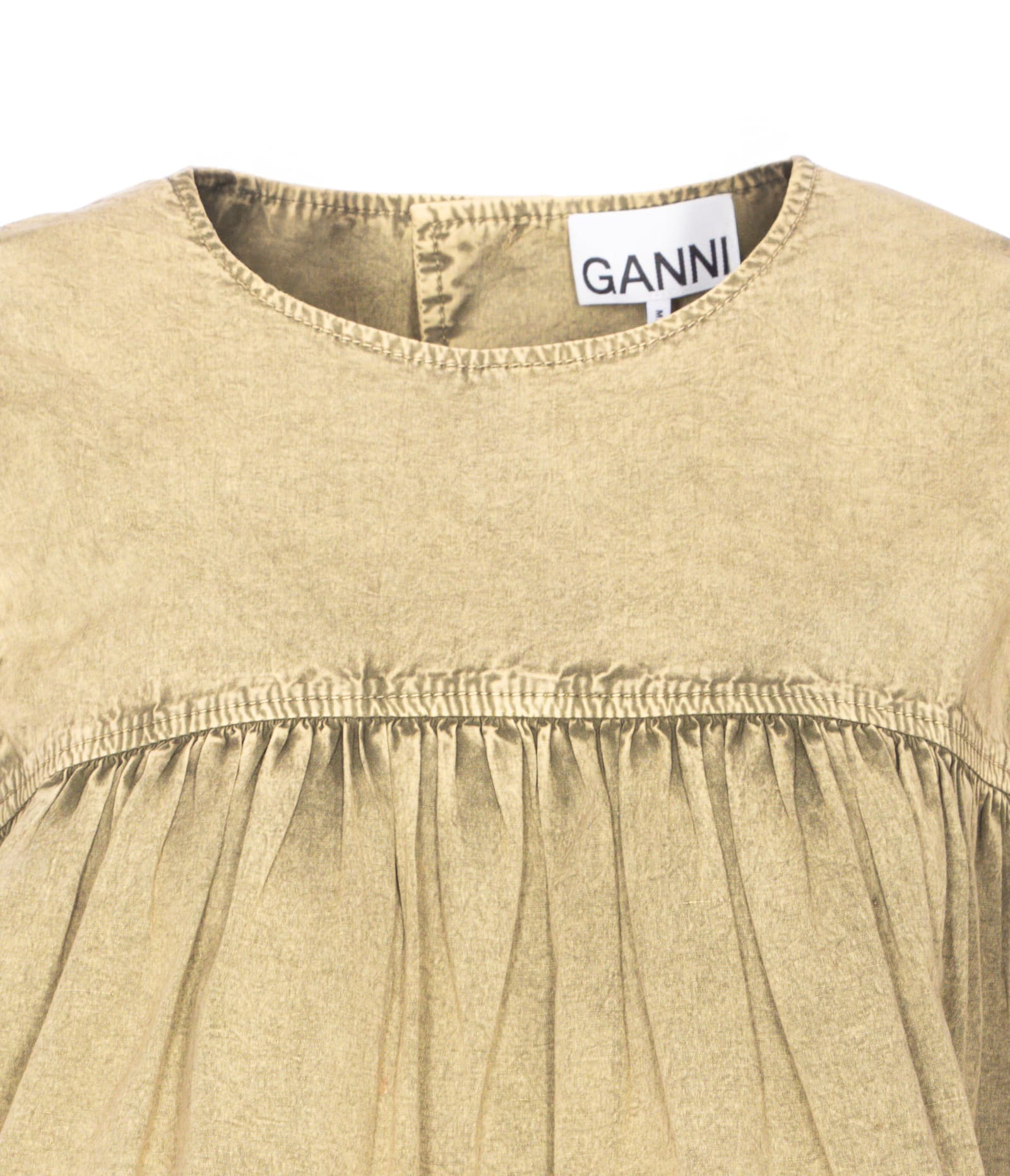 Ganni Top In Neutral