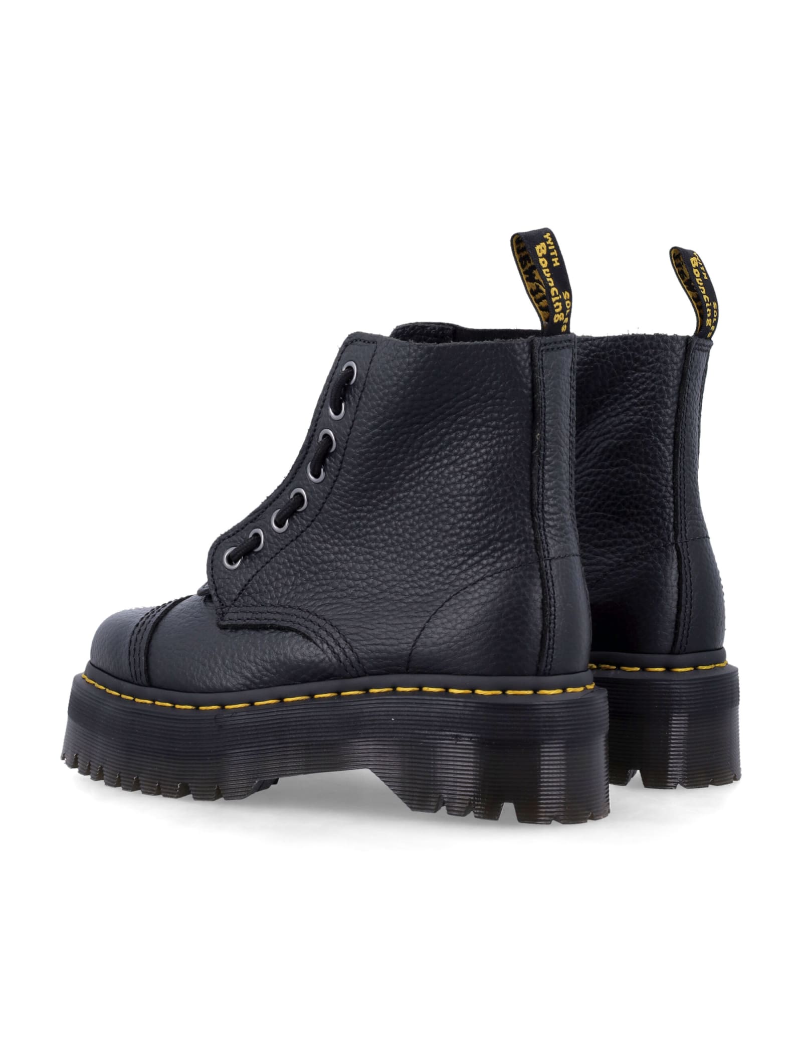 Shop Dr. Martens' Sinclair Platform Boots In Black