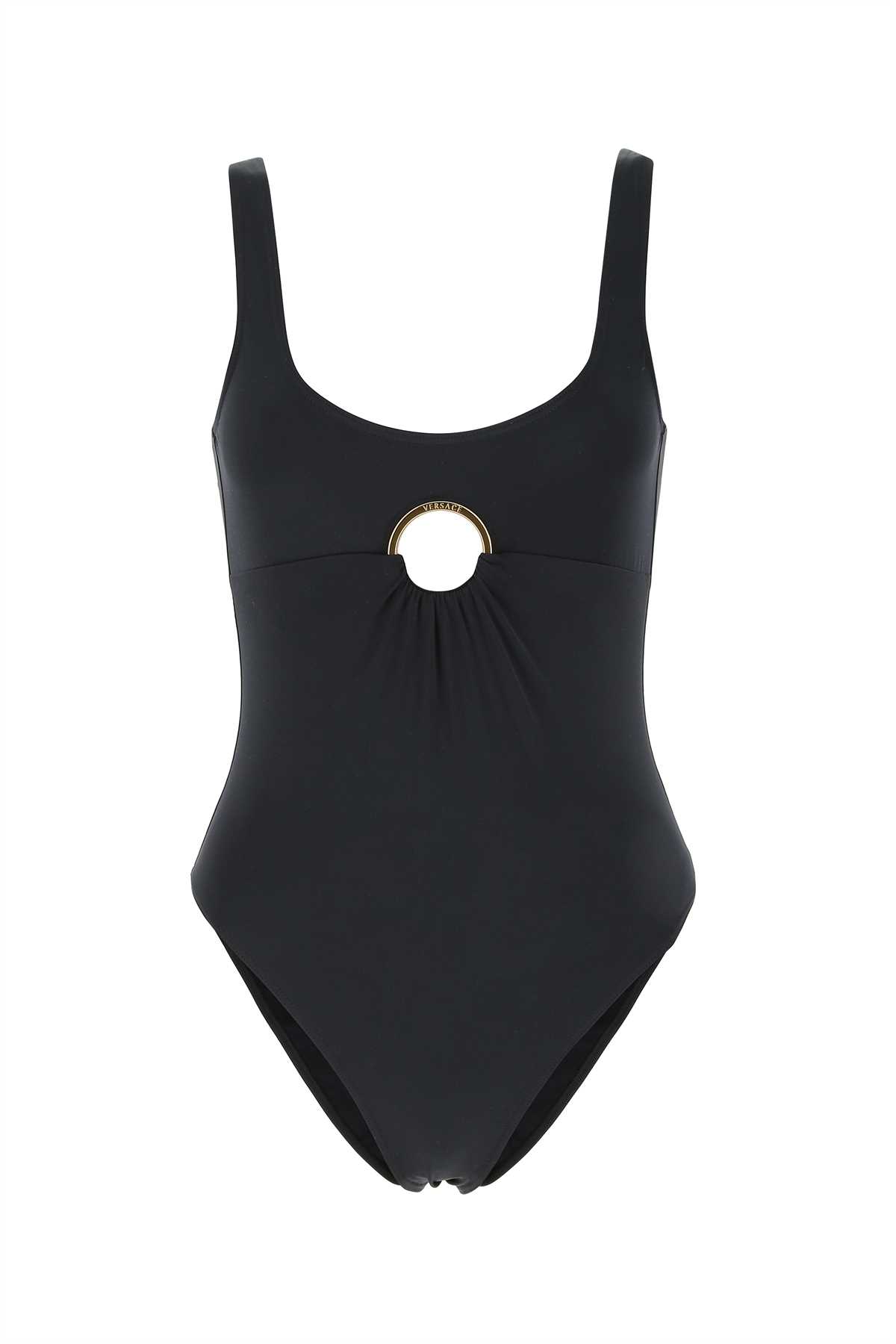 Versace Black Stretch Nylon Swimsuit In A1008