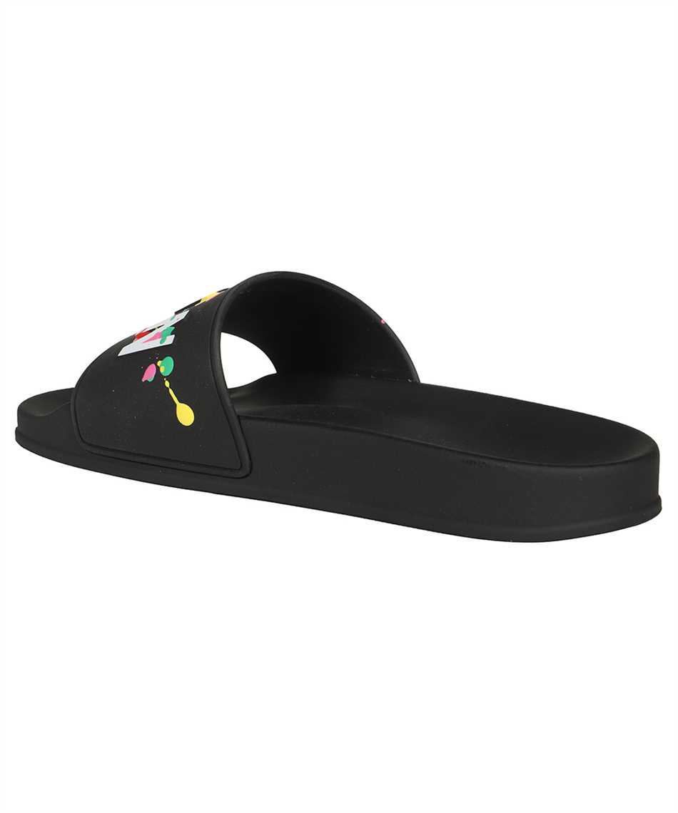 DSQUARED2 BE ICON RUBBER SLIDES 
