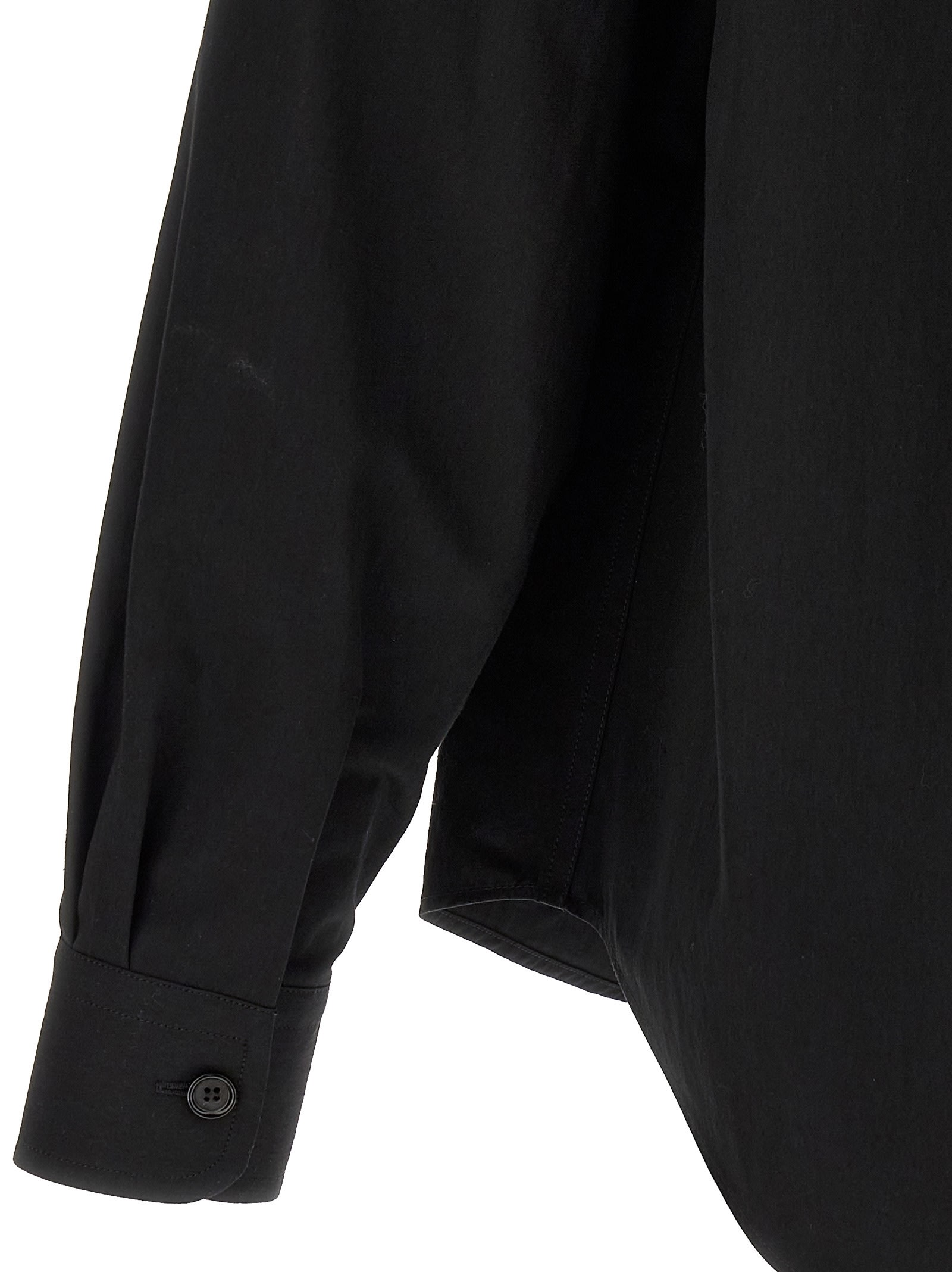 Alexander Mcqueen Mcqueen T-bar Harness Utility Button-up Shirt In Black
