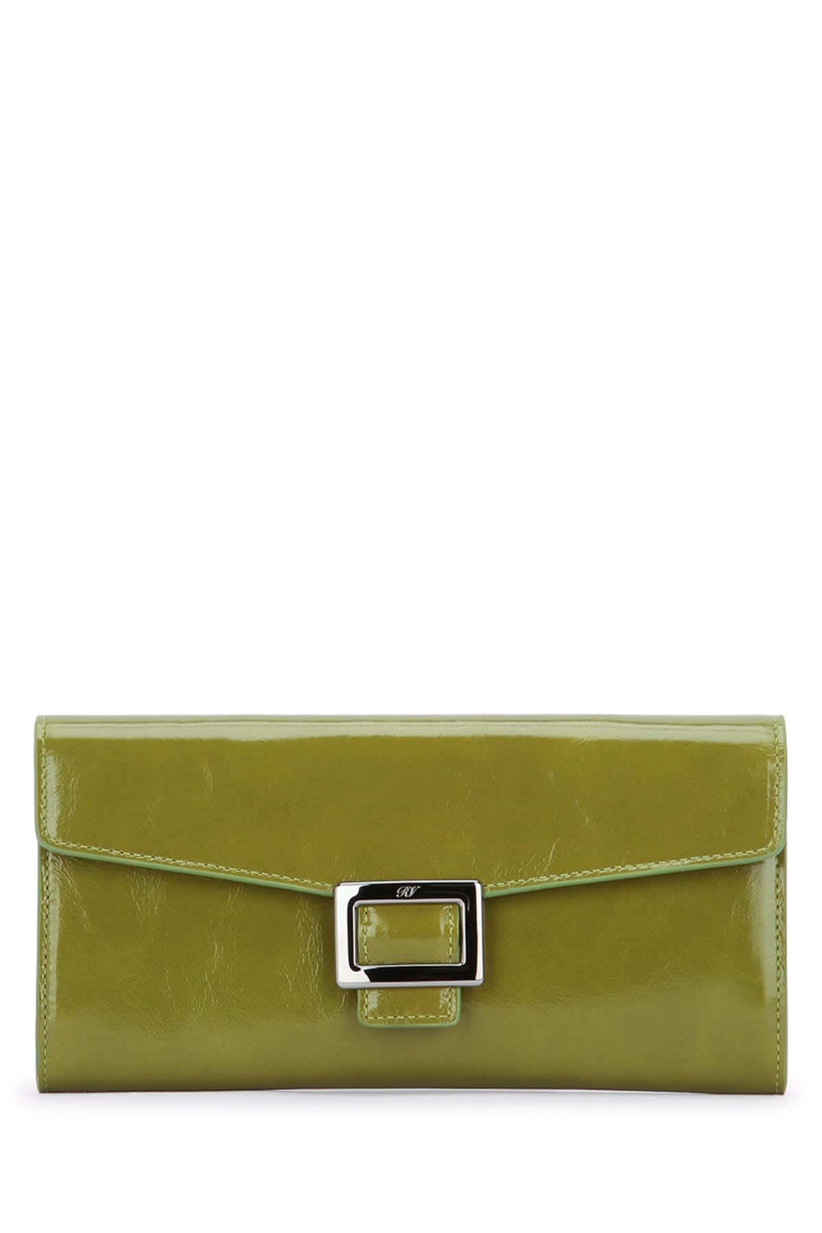 Roger Vivier Chic Wallet Chain Featuring Buckle Detail In Green