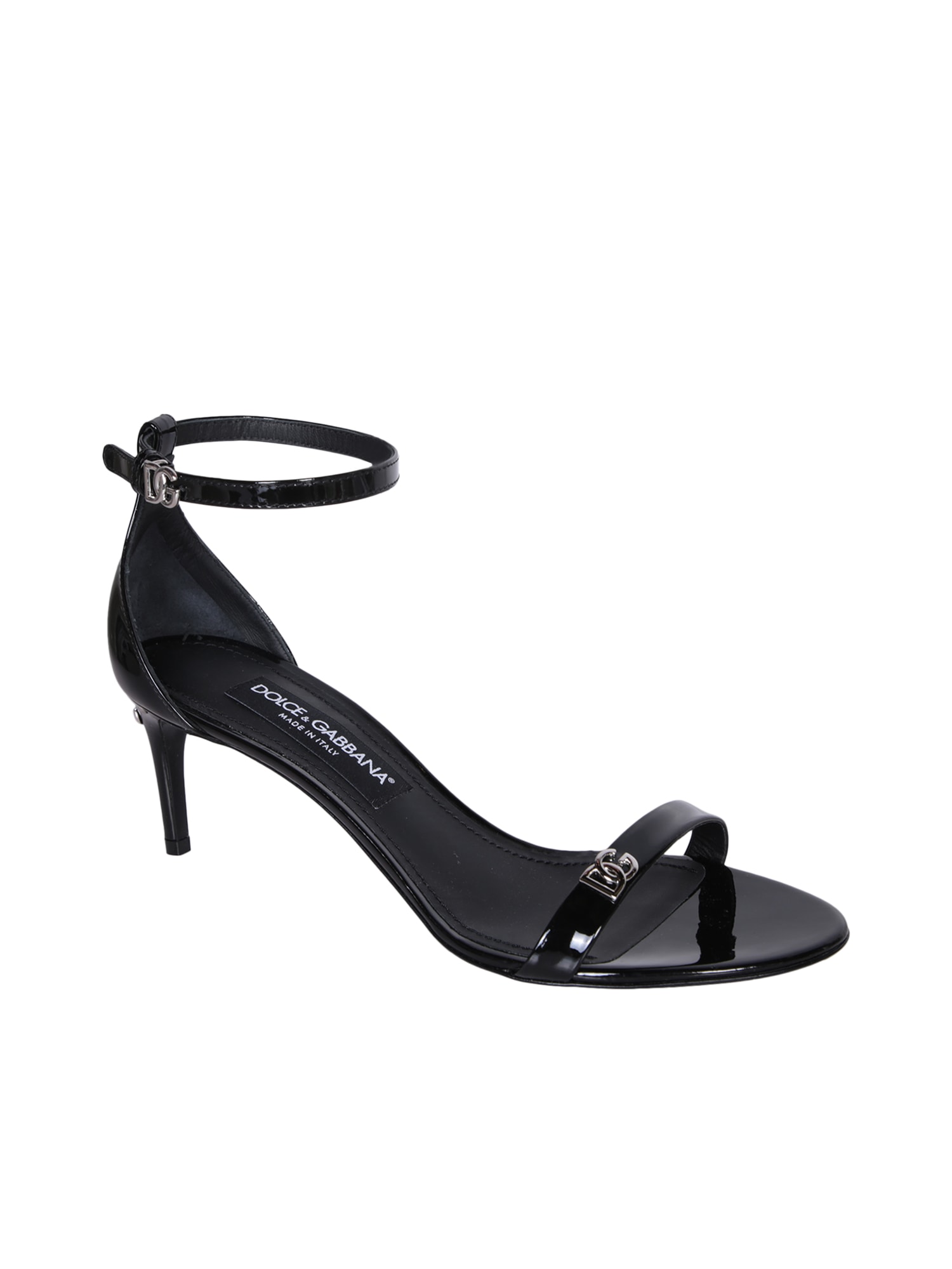 Shop Dolce & Gabbana Keira Black Sandals