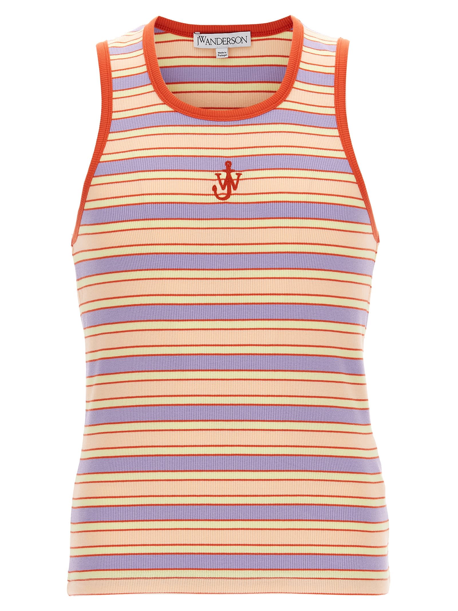 J.W. Anderson J. W. Anderson Logo Ribbed Tank Top