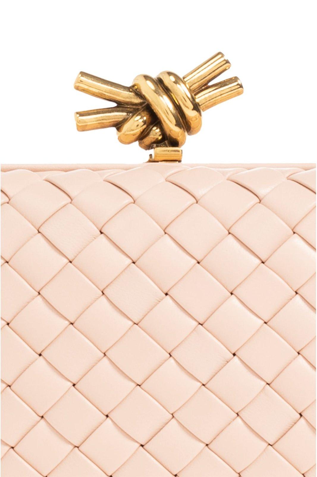 Shop Bottega Veneta Knot Minaudiere Clutch Bag