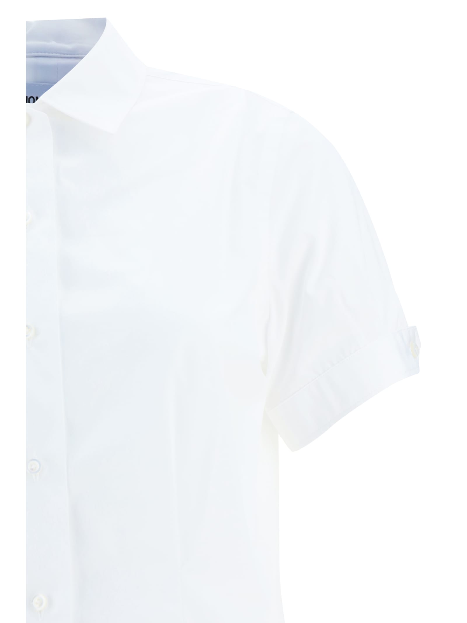 Shop Thom Browne Bowling Shirt In White