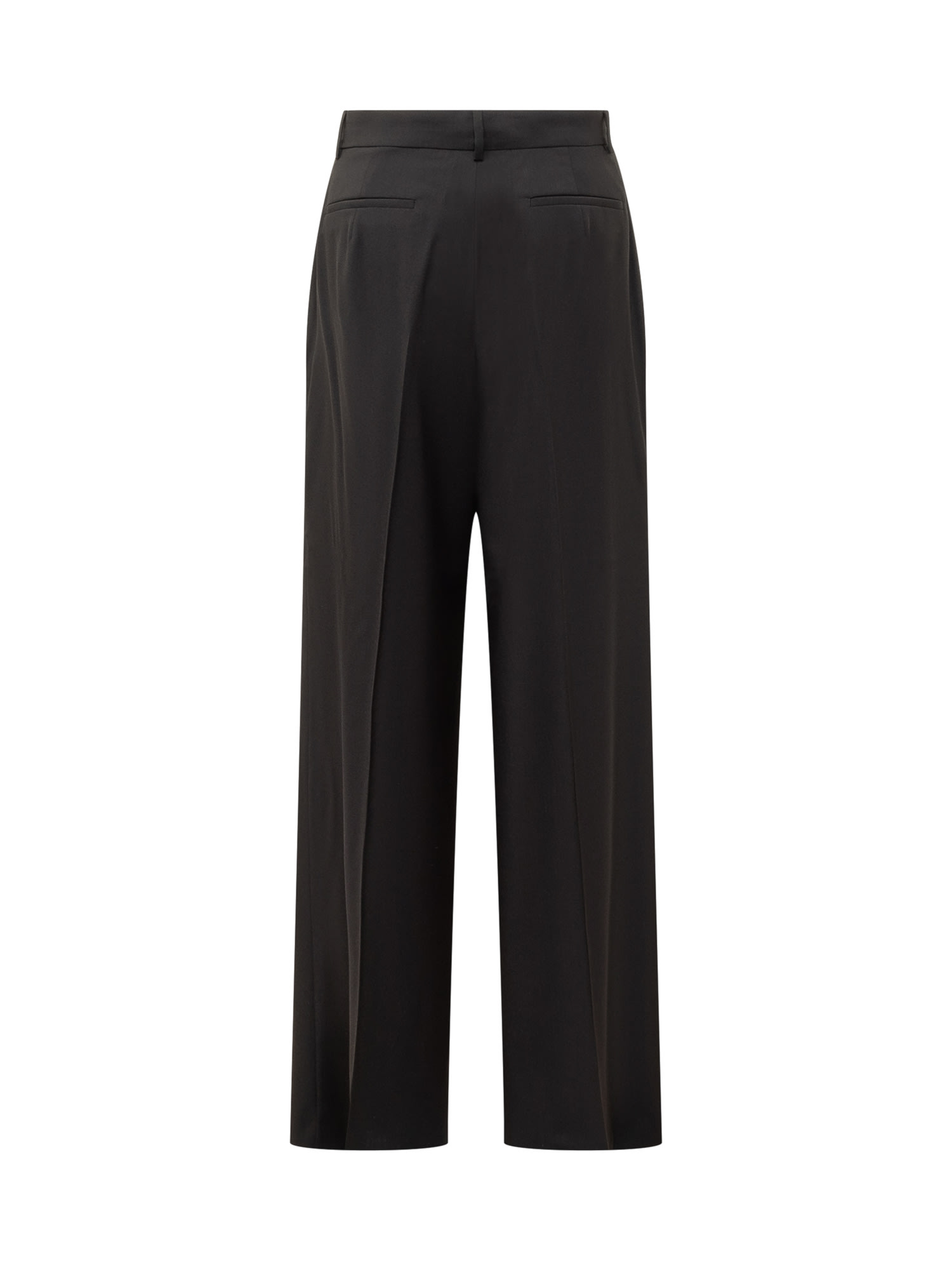 Shop Sportmax Vela Pants In Nero