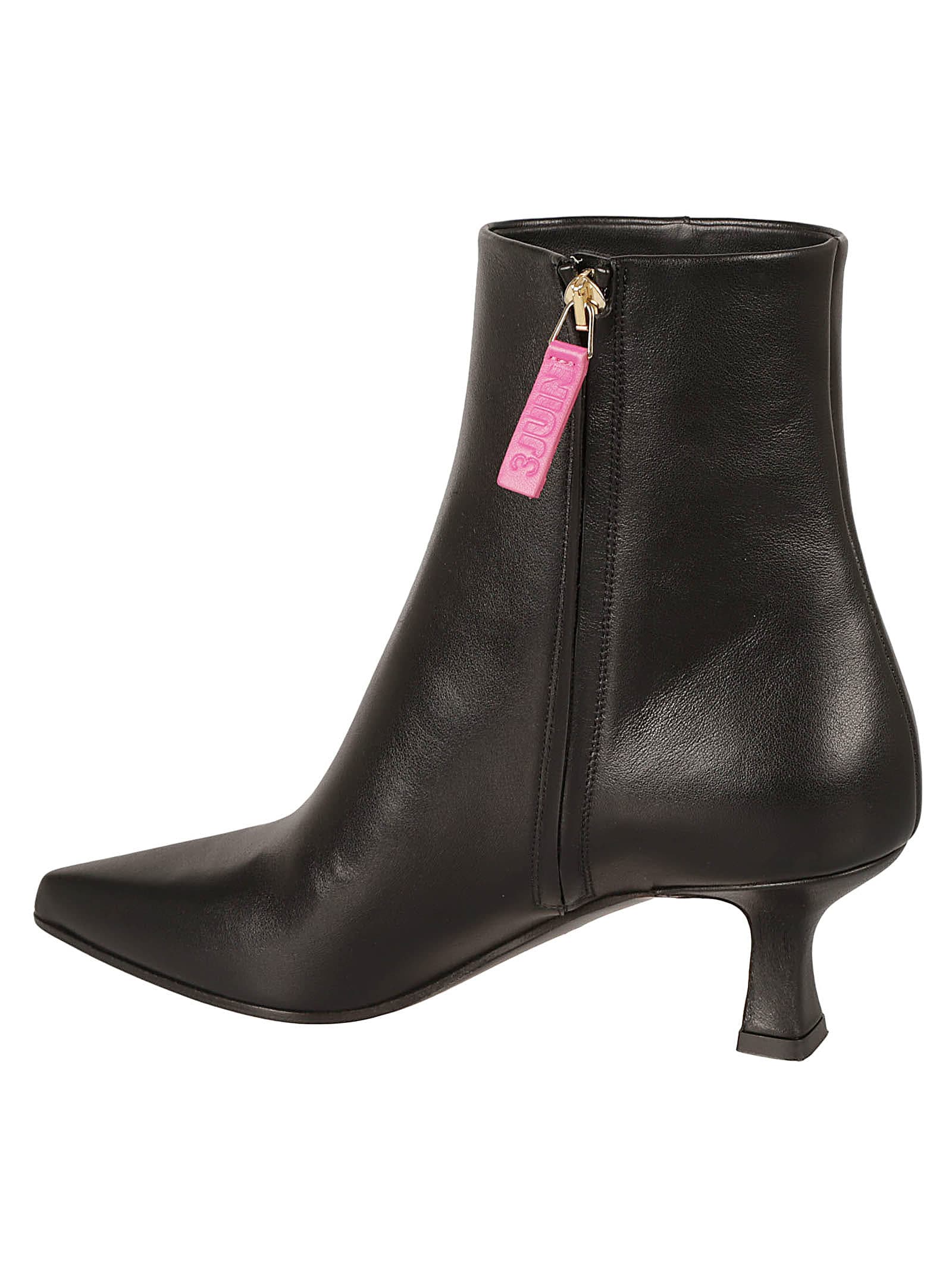 Shop 3juin Linzi Boots In Oxford Black