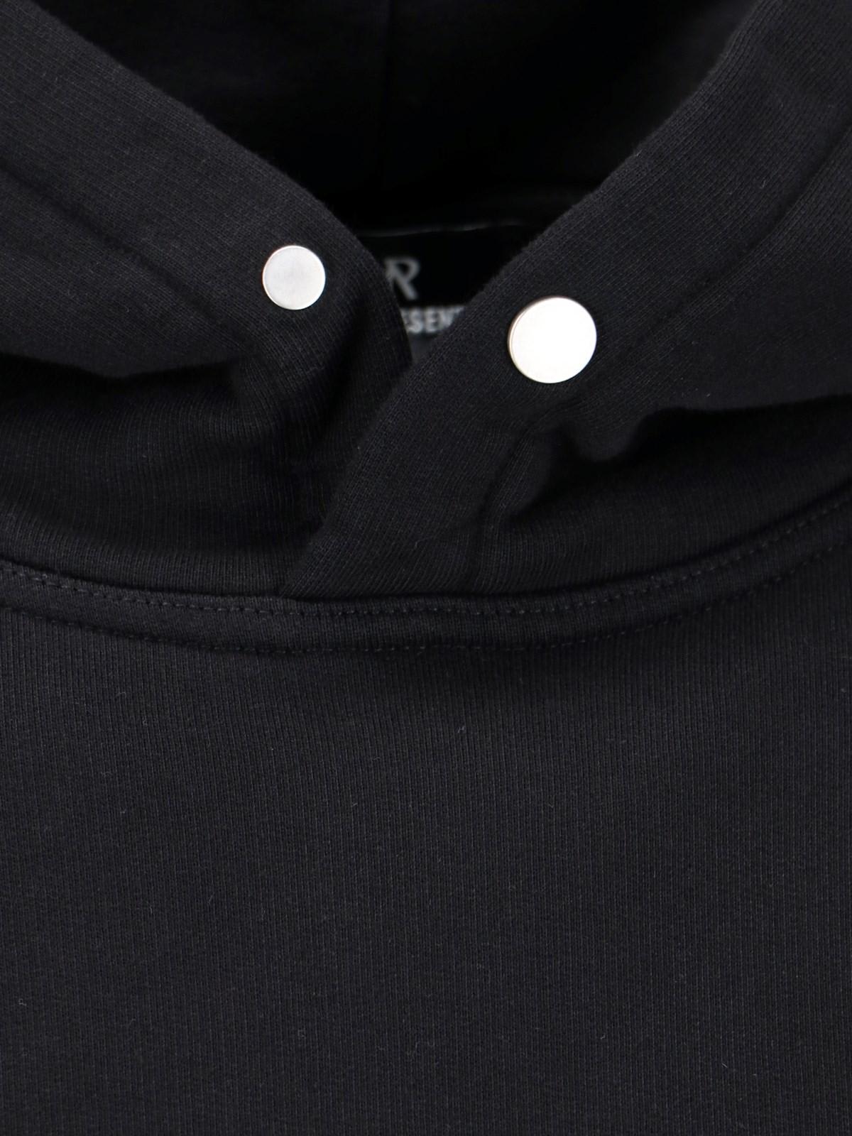 Shop Represent Logo Hoodie In Black