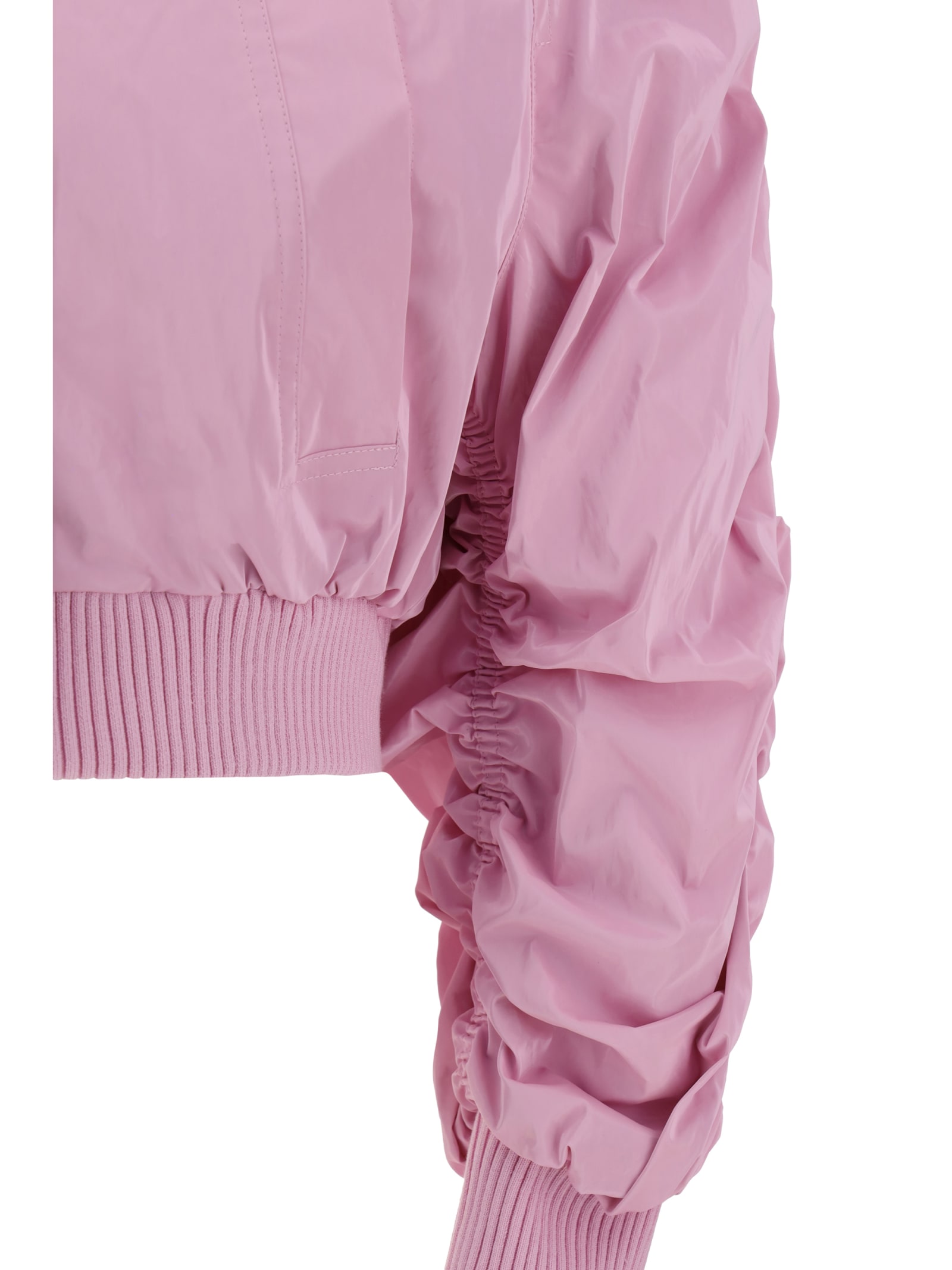 Shop Pinko Bomber Jacket In Pink