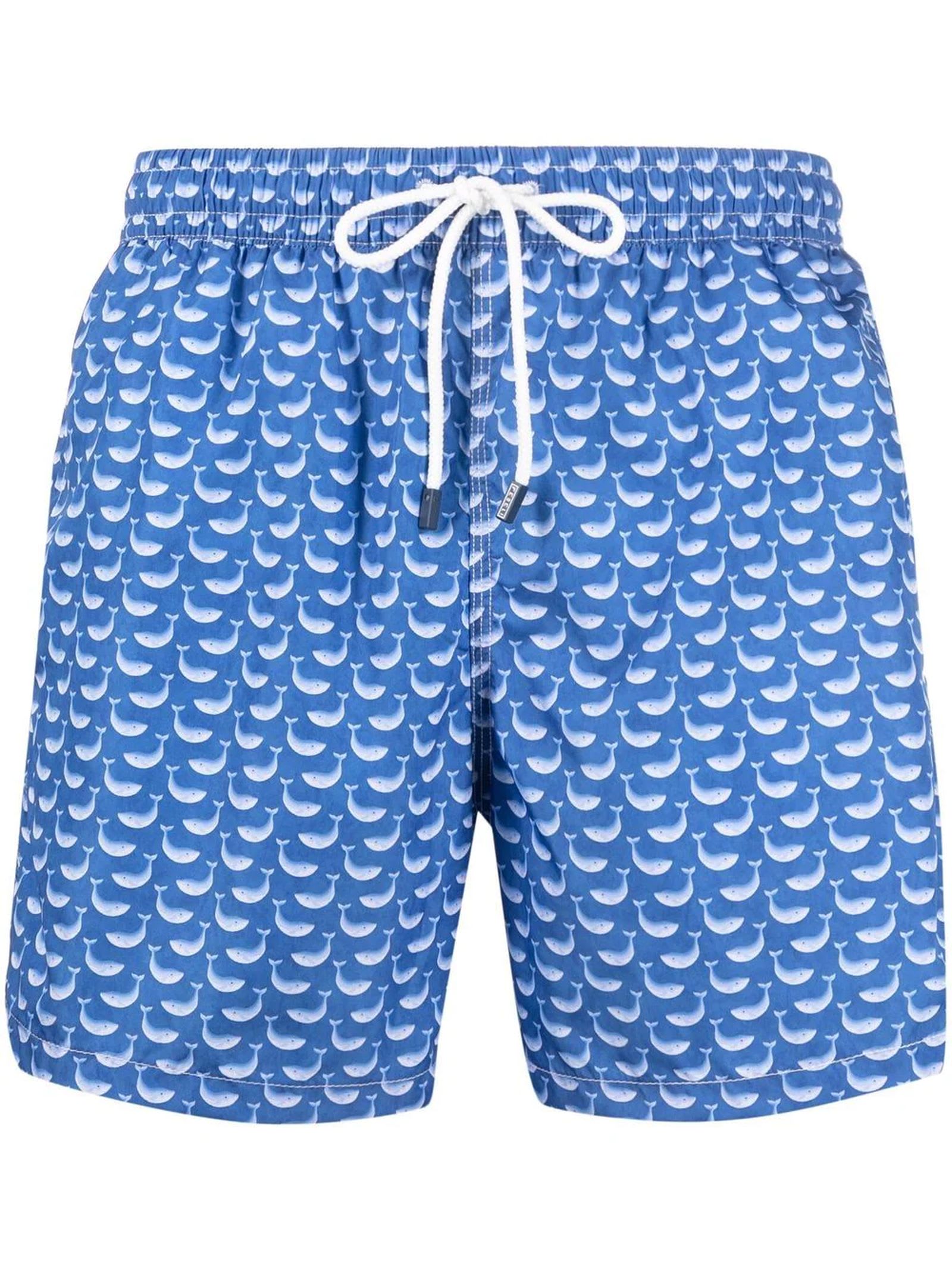 Fedeli Blue Polyester Swimsuit