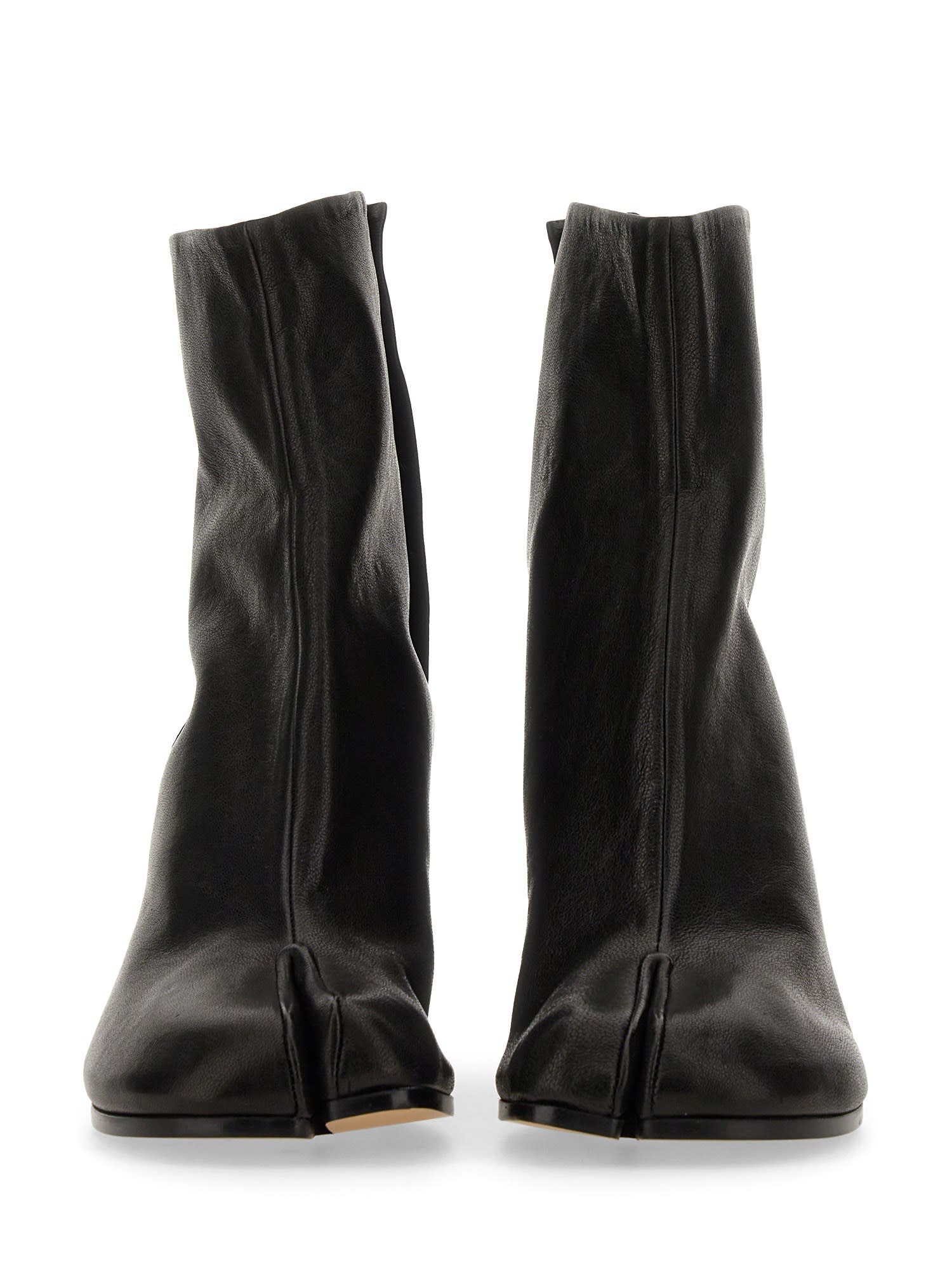 Shop Maison Margiela Tabi Boot In Nero