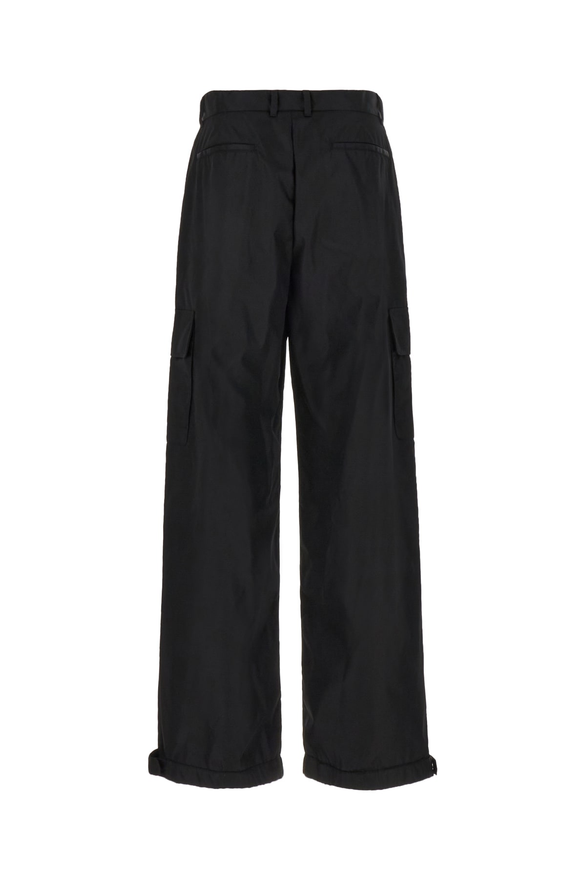 Shop Off-white Black Nylon Cargo Pants In 1010