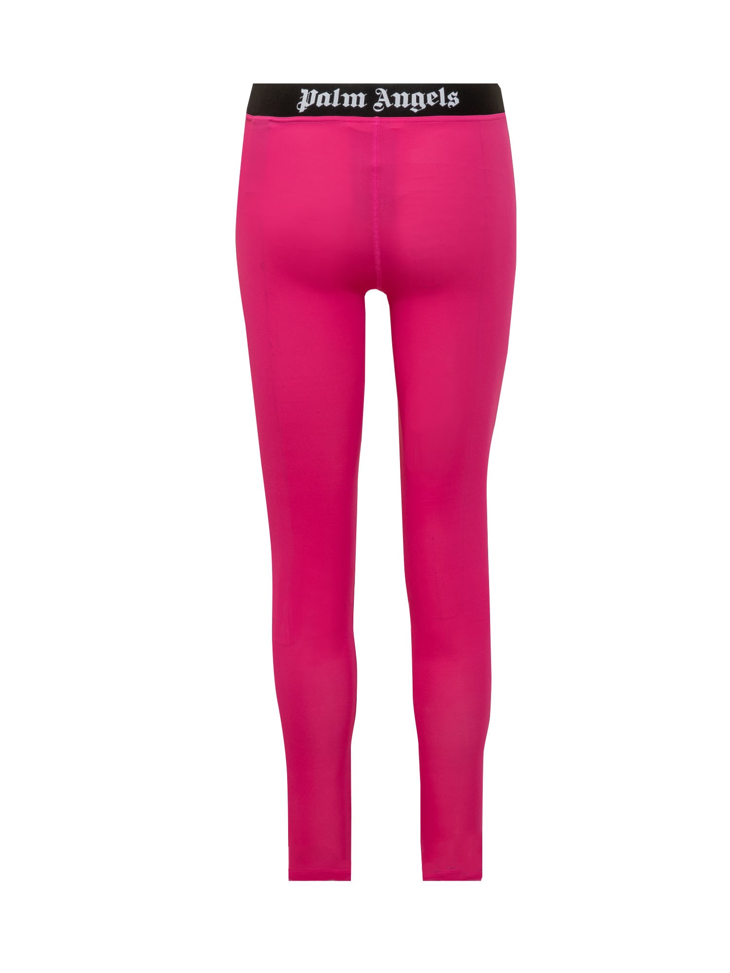 Shop Palm Angels Leggins In Fuchsia Black