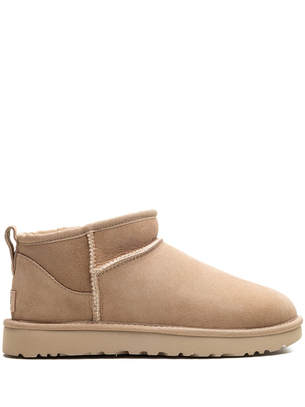 Shop Ugg Woman Classic Ultra Mini Boots In San Sand