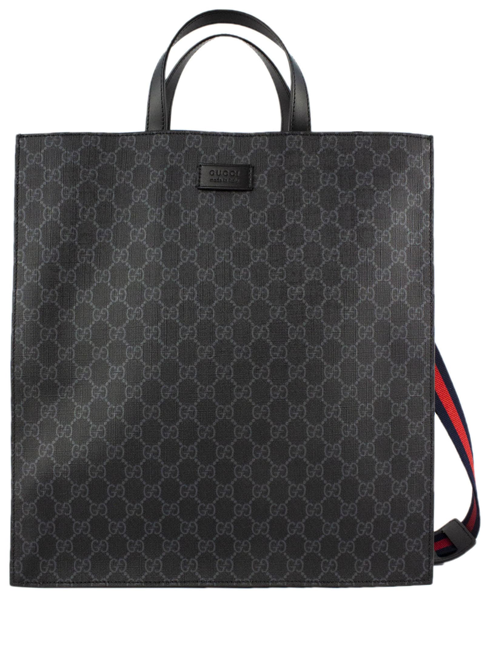 Gucci Gg Supreme Tote Bag In Nero