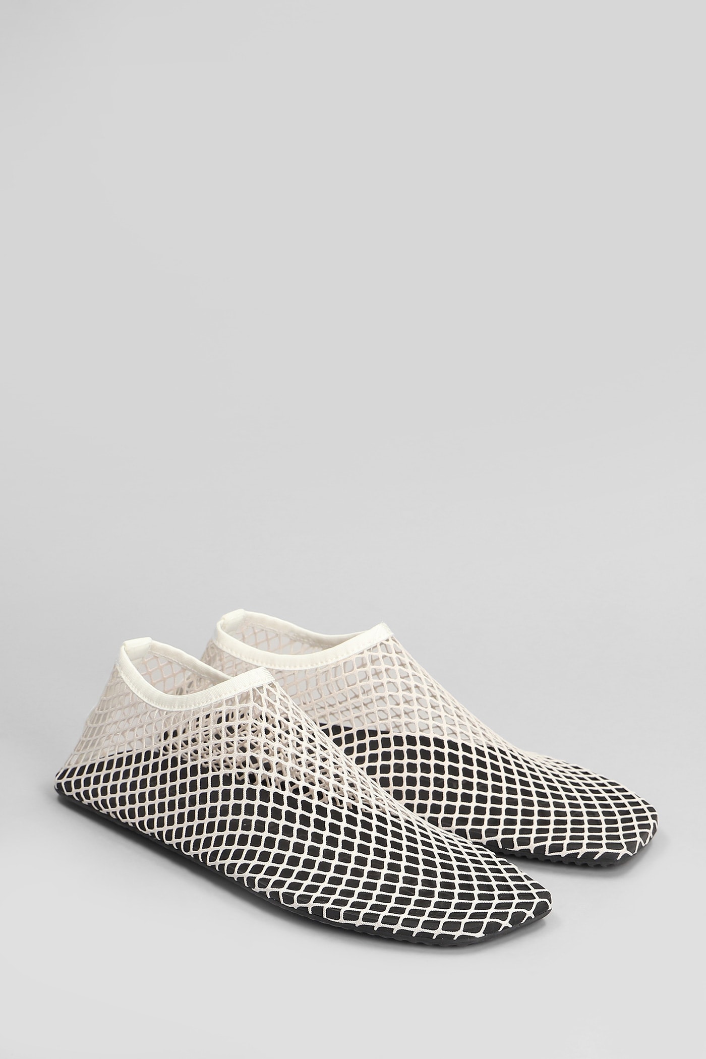 Shop Christopher Esber Water Ballet Flats In Beige Nylon