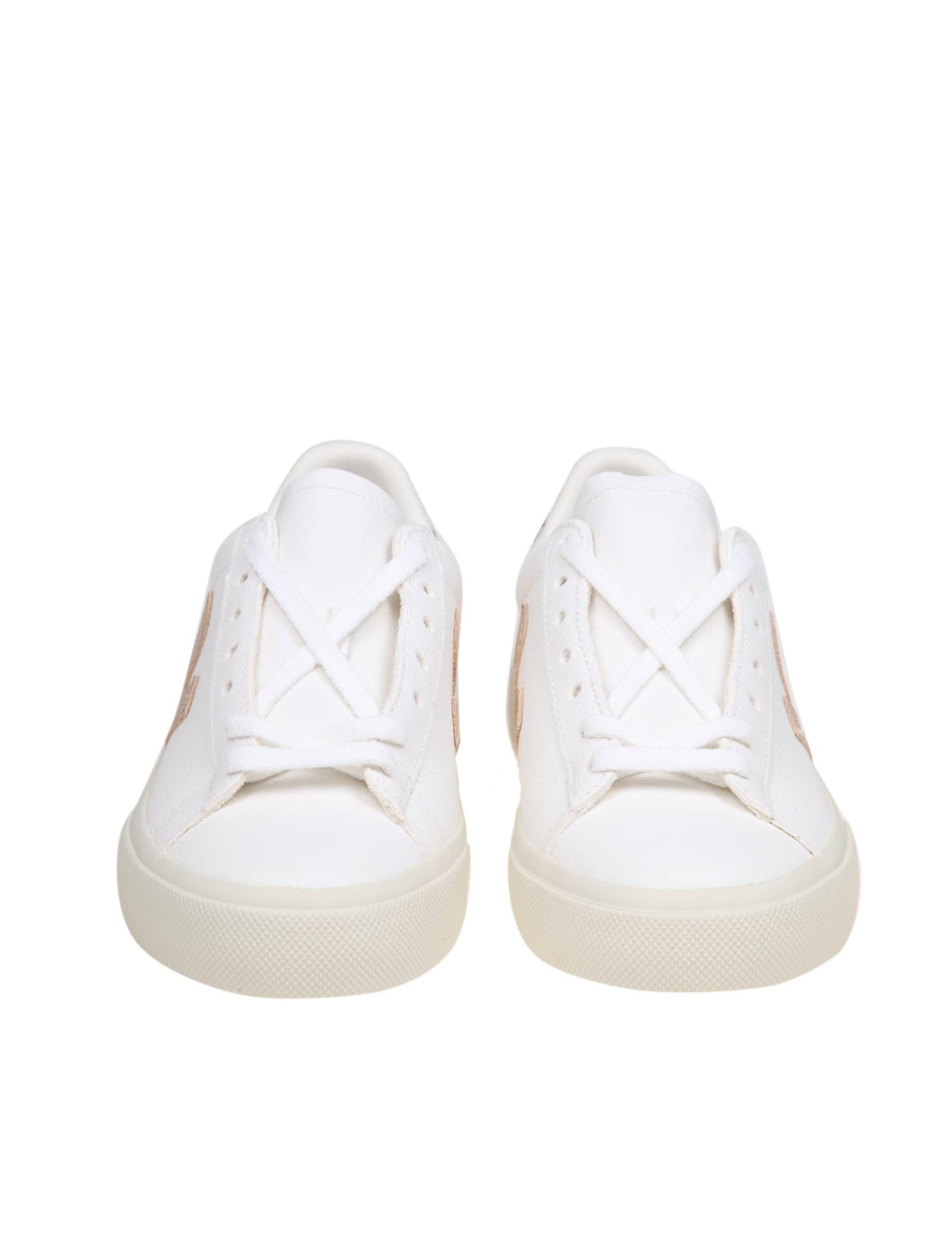 Veja Campo Sneakers In White Leather In White