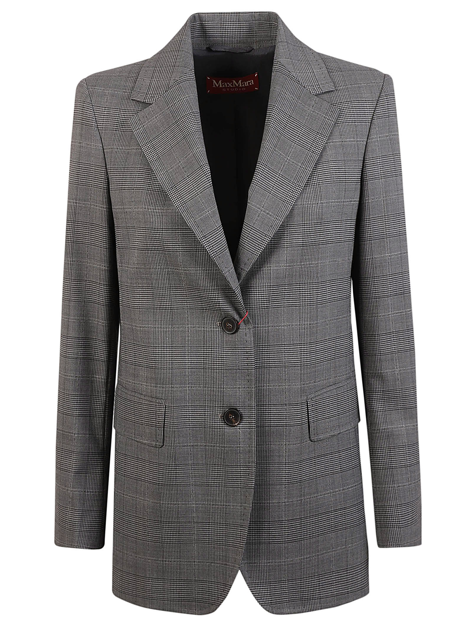 Shop Max Mara David Blazer In Medium Grey