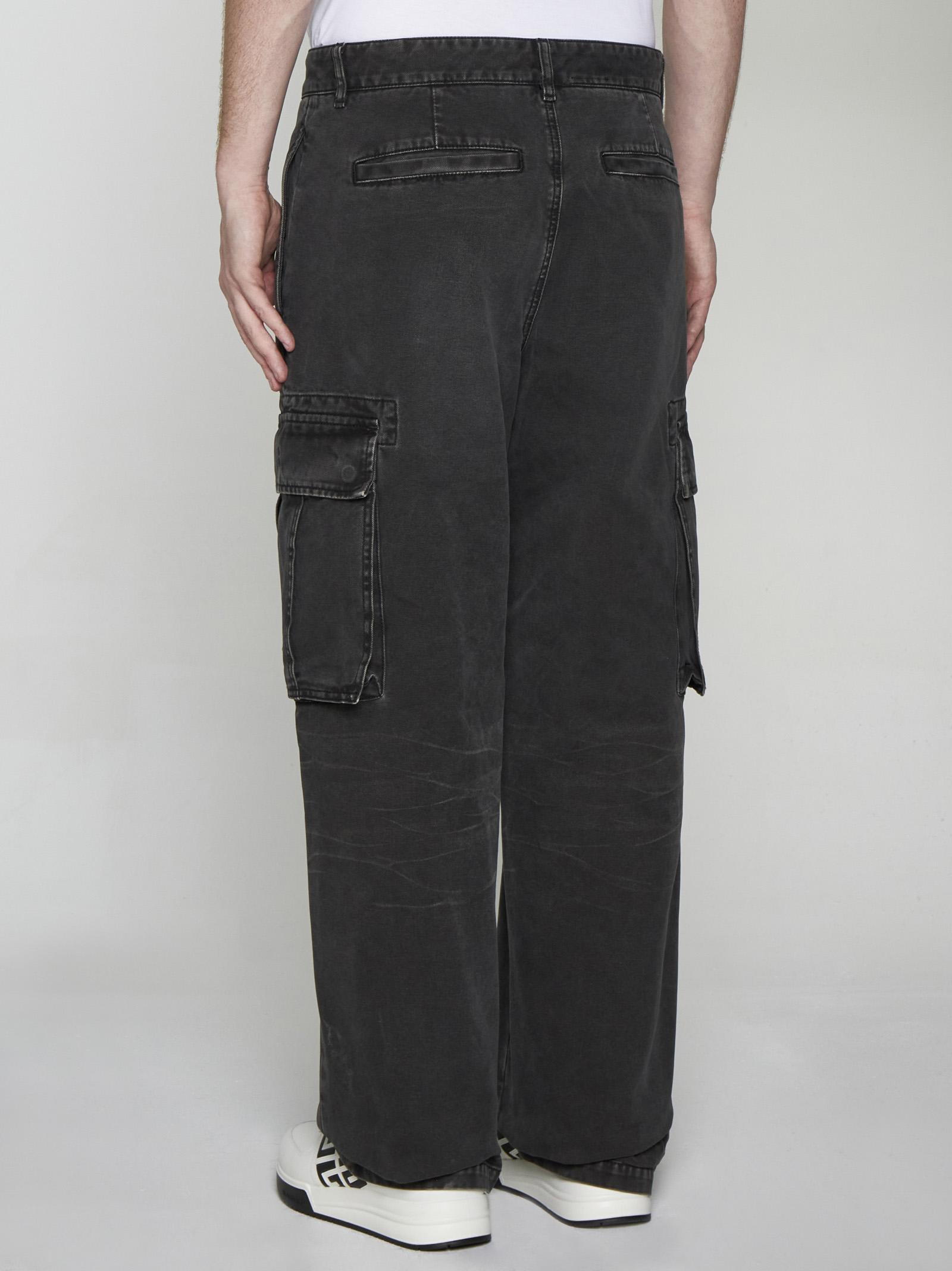 Shop Givenchy Cargo Jeans In Black